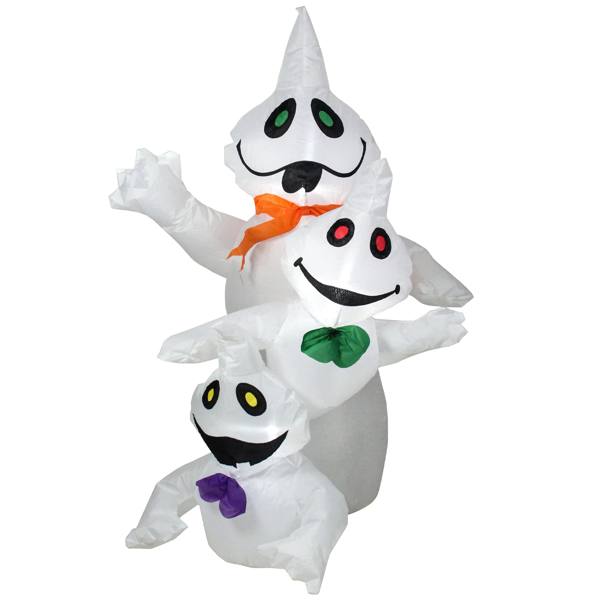 3.5ft. Lighted Inflatable Halloween Ghost Trio Outdoor Yard Decoration