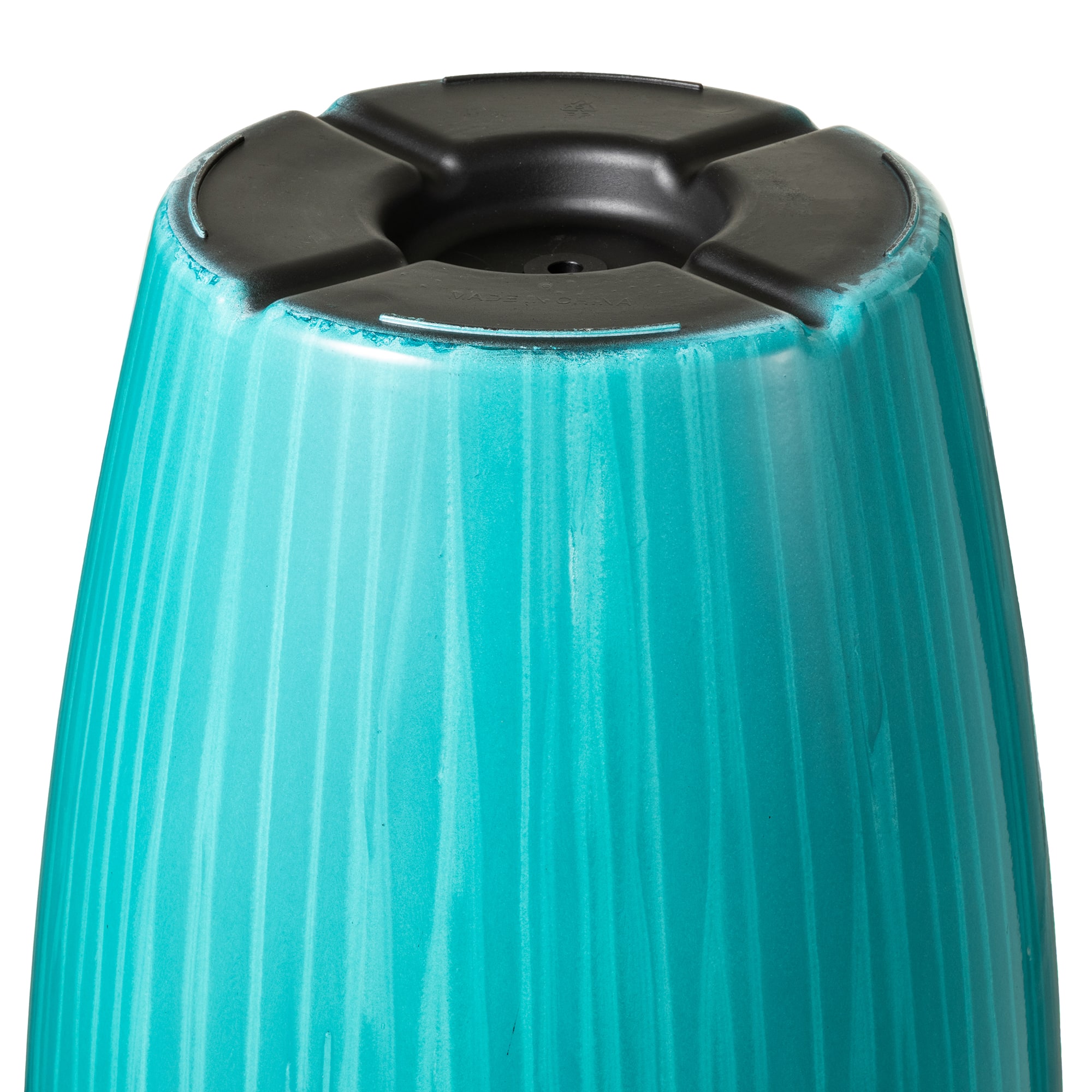 Glitzhome® Oversized Gradient Faux Ceramic Tall Plastic Planters, 2ct.