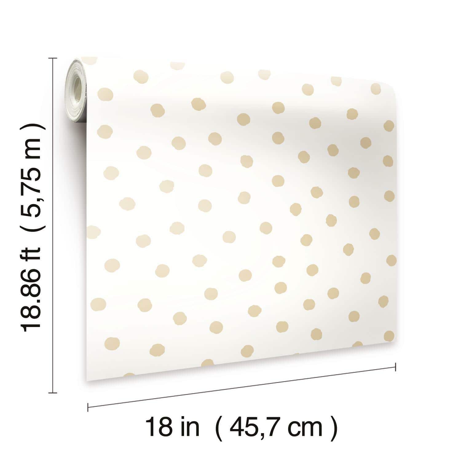 RoomMates Dot Peel & Stick Wallpaper
