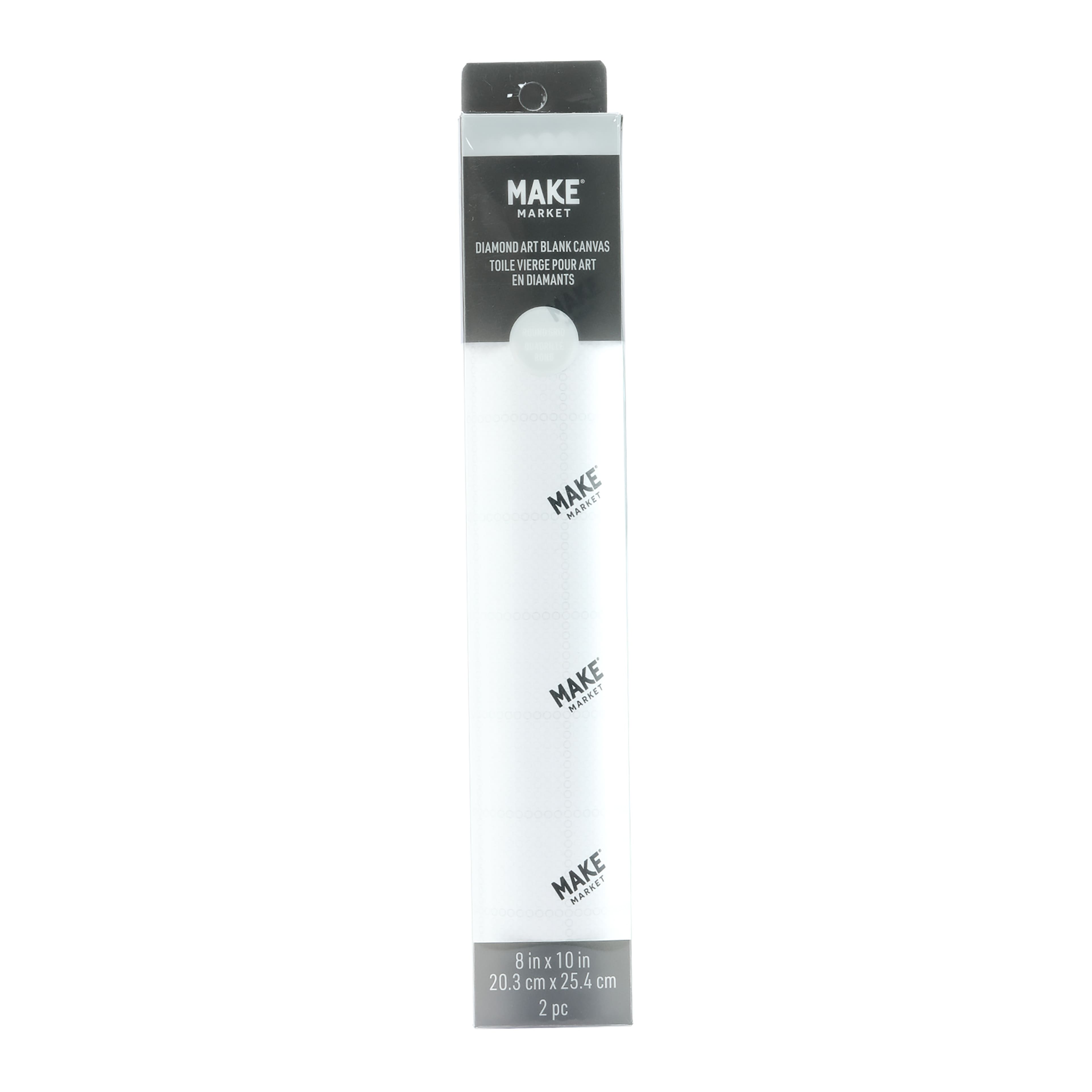 Round Grid Diamond Art Blank Canvases, 2ct. by Make Market®
