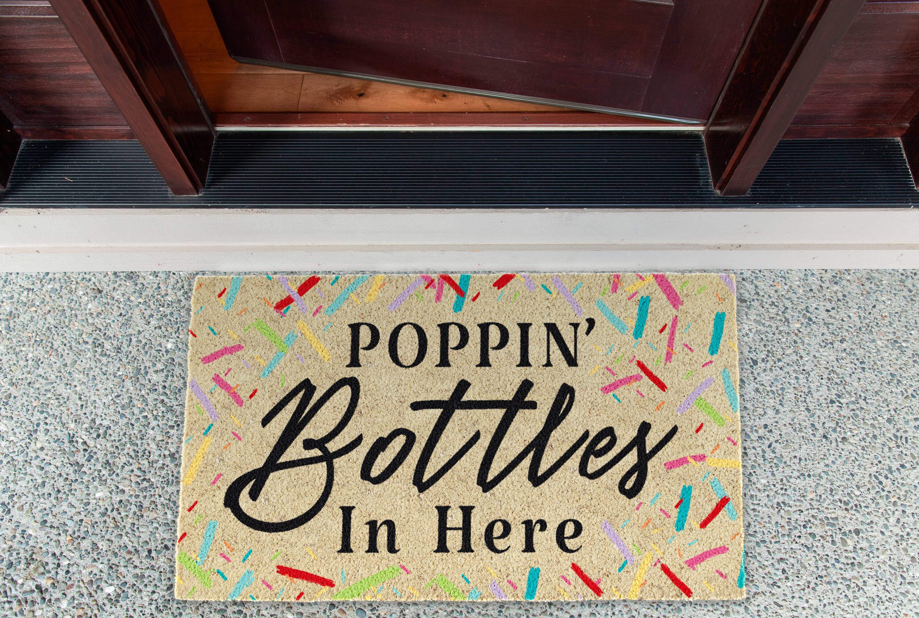 DII® Poppin' Bottles Doormat