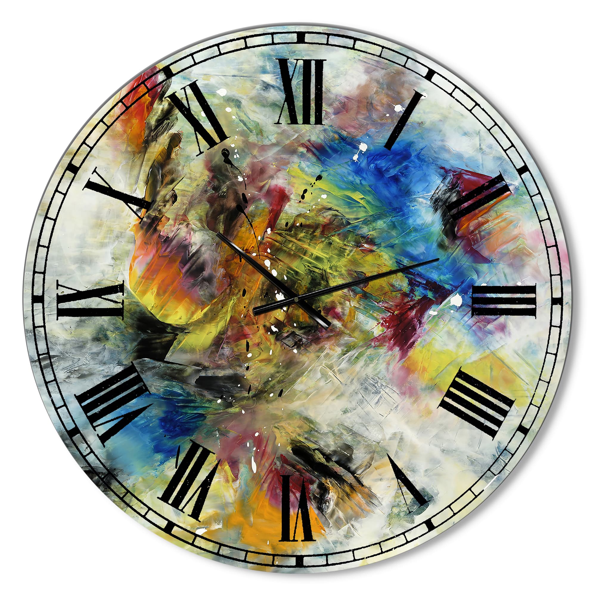 Designart 'Follow Your Dreams Large Modern Wall Clock