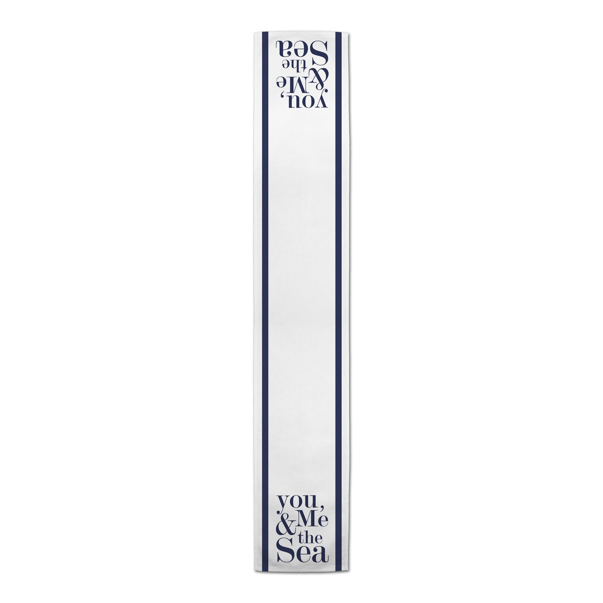 72'' You, Me & the Sea Poly Twill Table Runner