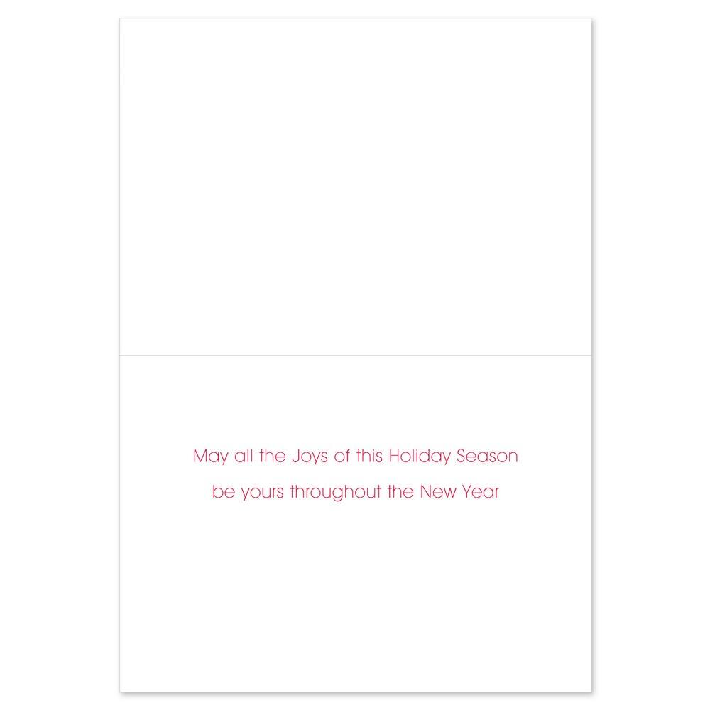 JAM Paper 5" x 7" Peace Hope Joy Cards & Matching Envelopes Set, 18ct.