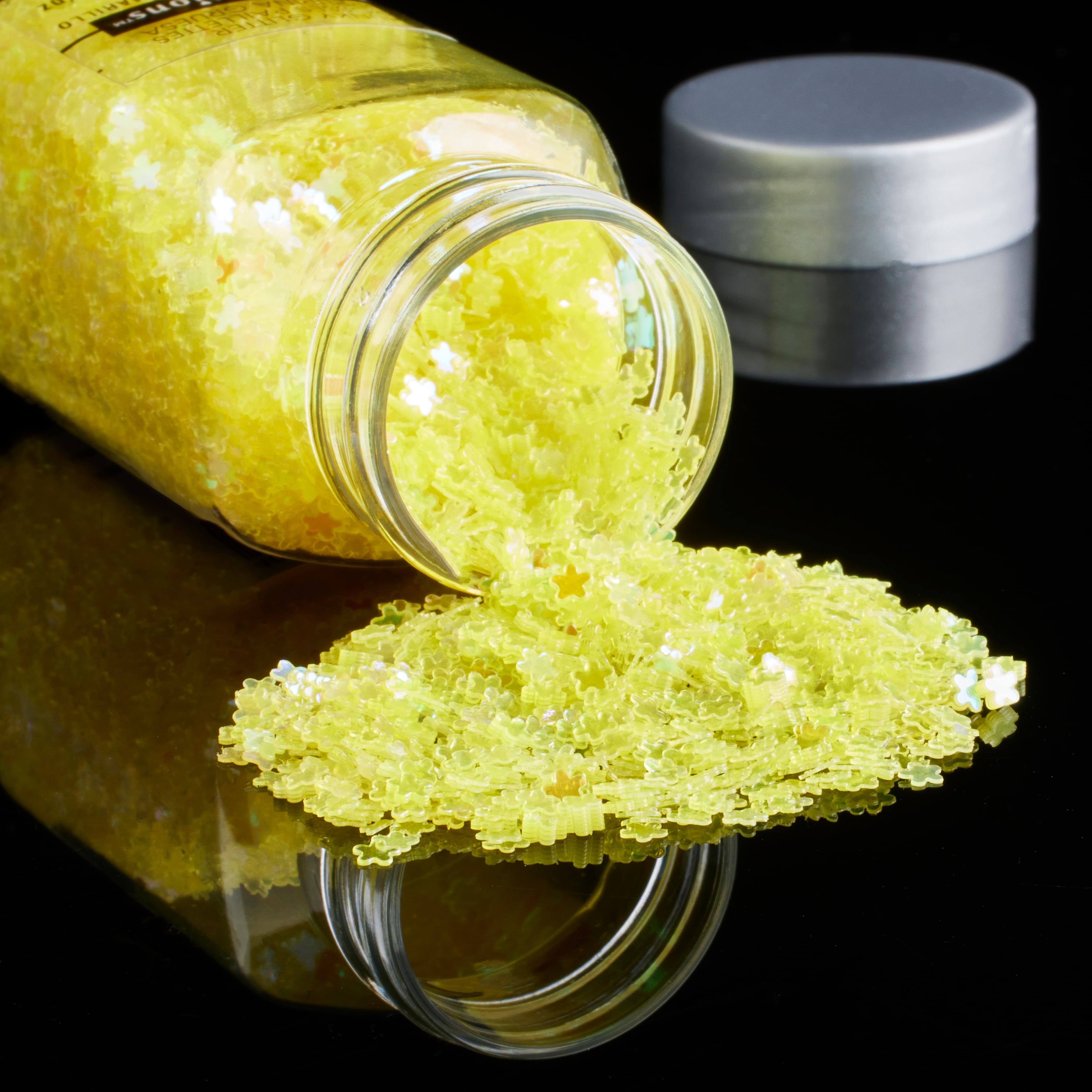 12 Pack: Yellow Daisy Chunky Glitter by Recollections™