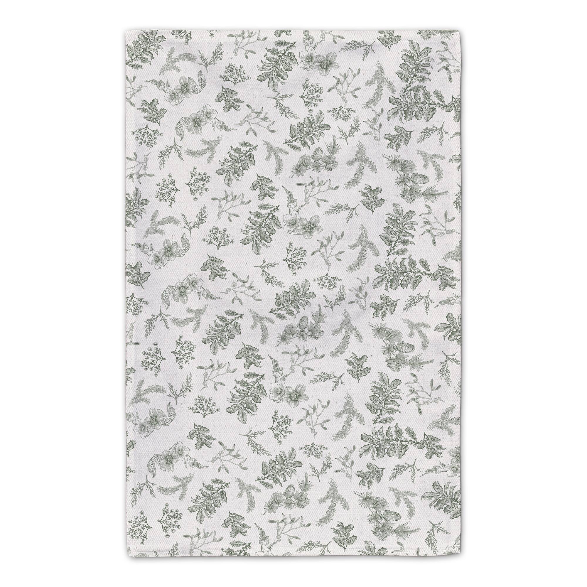 Merry & Bright Wreath Tea Towel Set