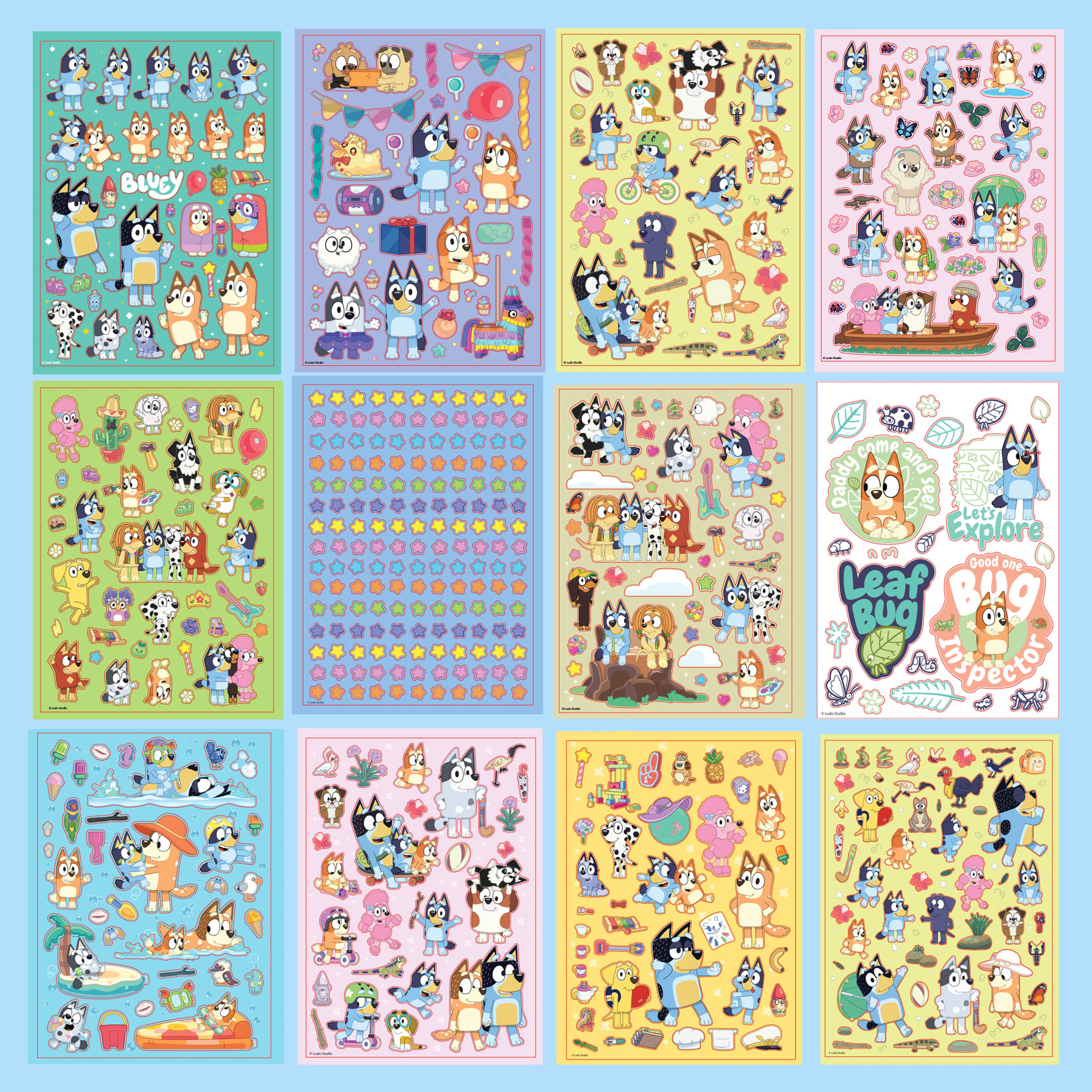 Bluey 1,500+ Sticker Book