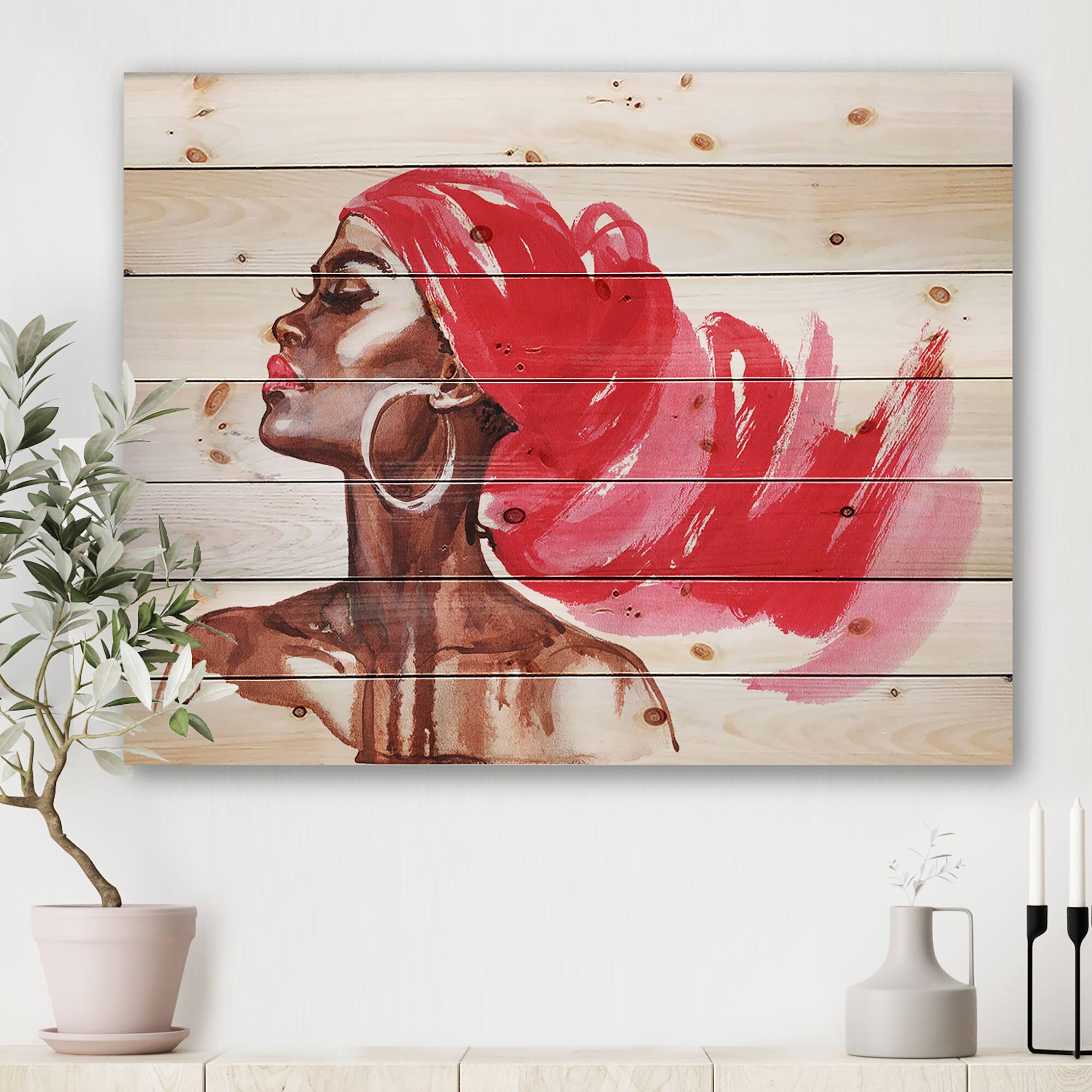 Designart - Portrait of African American Woman IX
