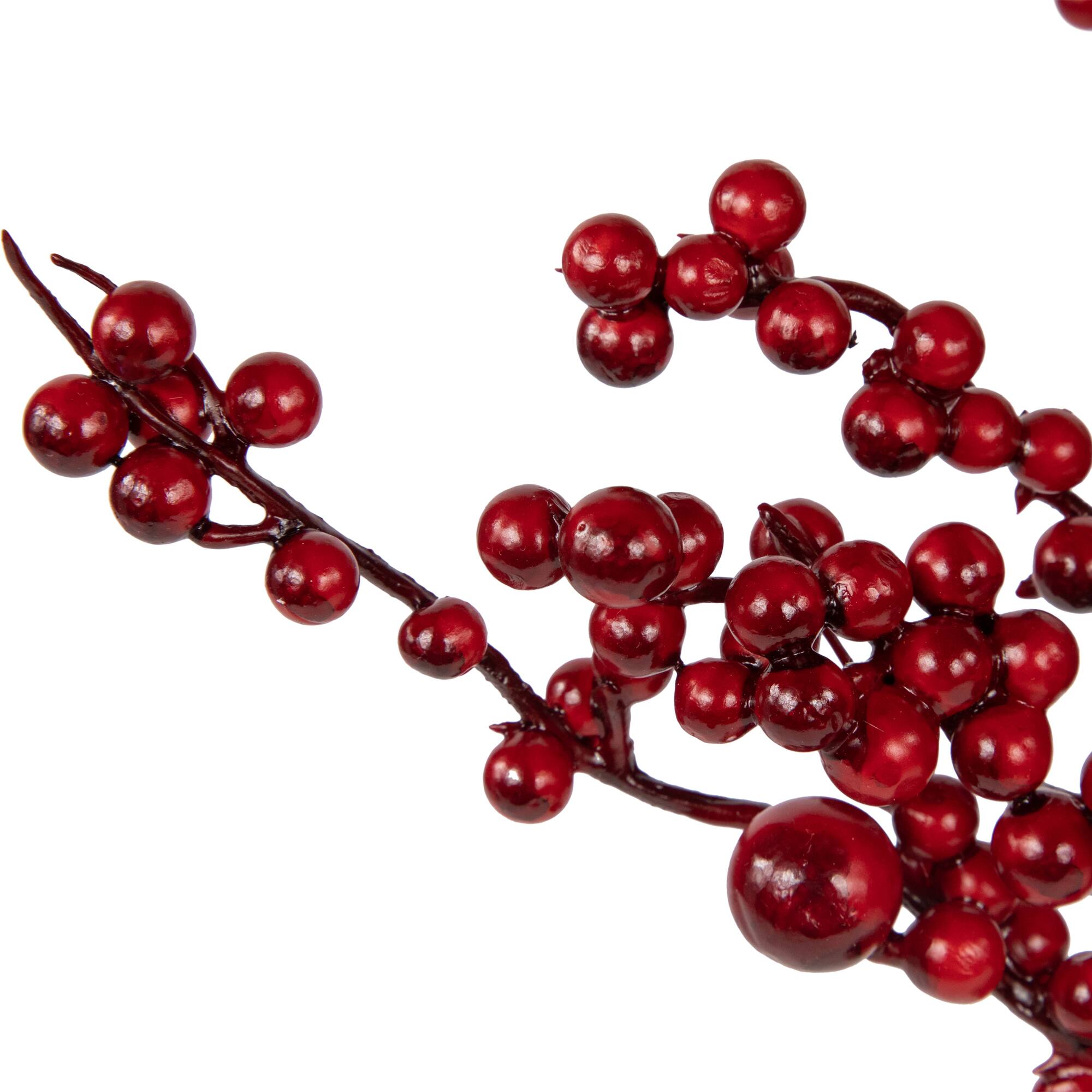 Northlight 30" Unlit Berries Twig Artificial Christmas Tree
