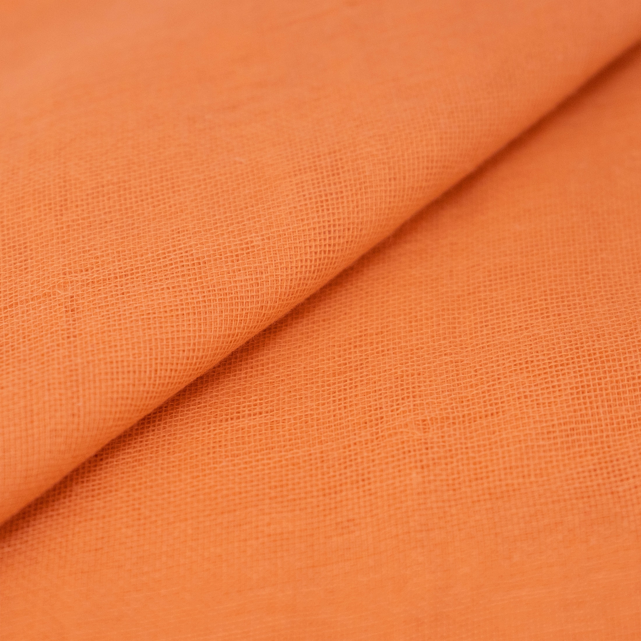Roc-Lon Orange 4-layer Solid Muslin Fabric