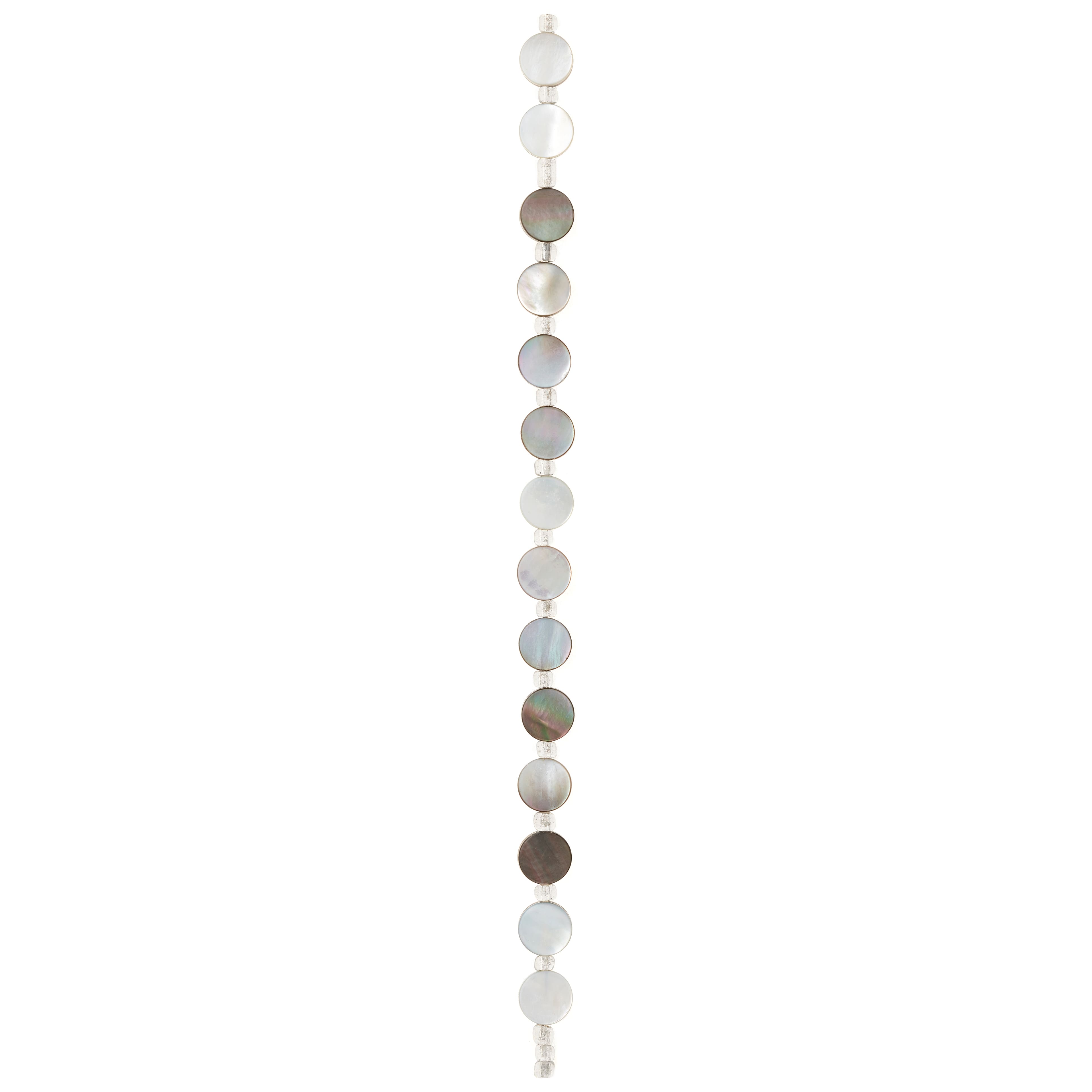 12 Pack: Disk Shell Beads, 10mm by Bead Landing™