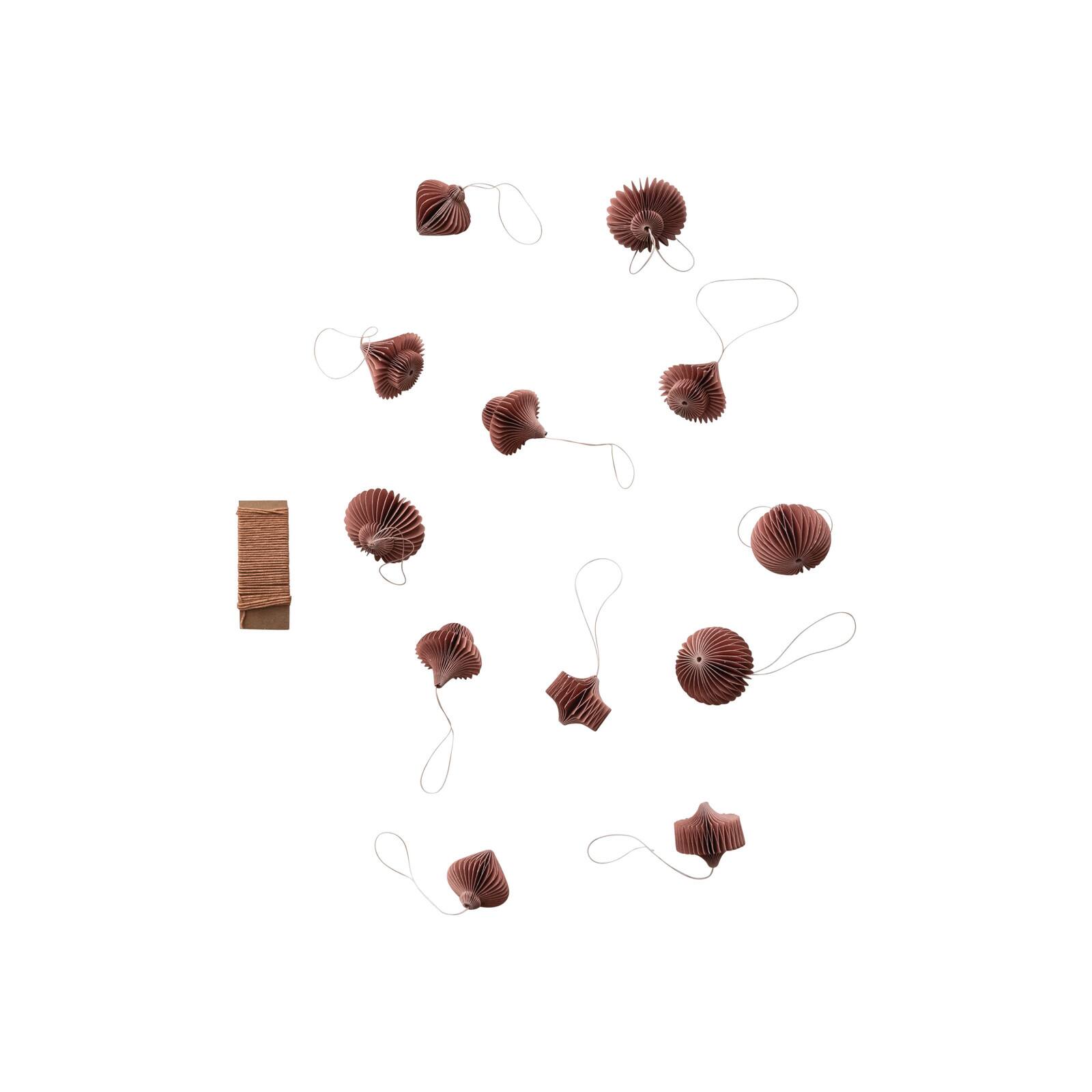 Hello Honey® Paper Honeycomb Ornaments with String DIY Garland