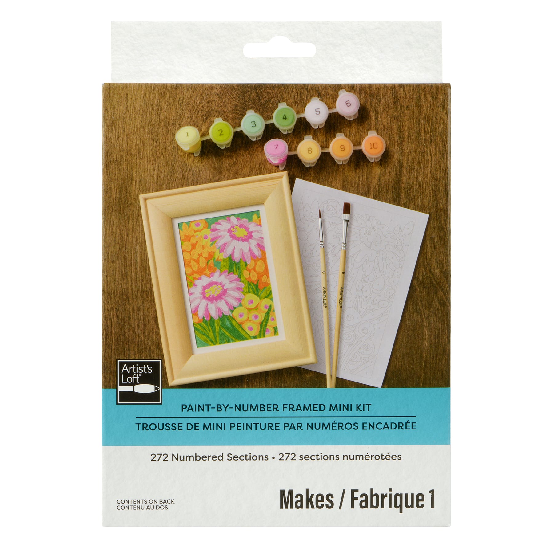 Bouquet Paint-by-Number Framed Mini Kit by Artist's Loft®