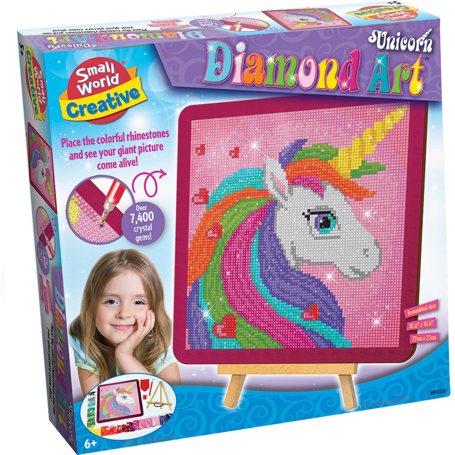 Small World Toys Unicorn Diamond Art™ DIY Kit
