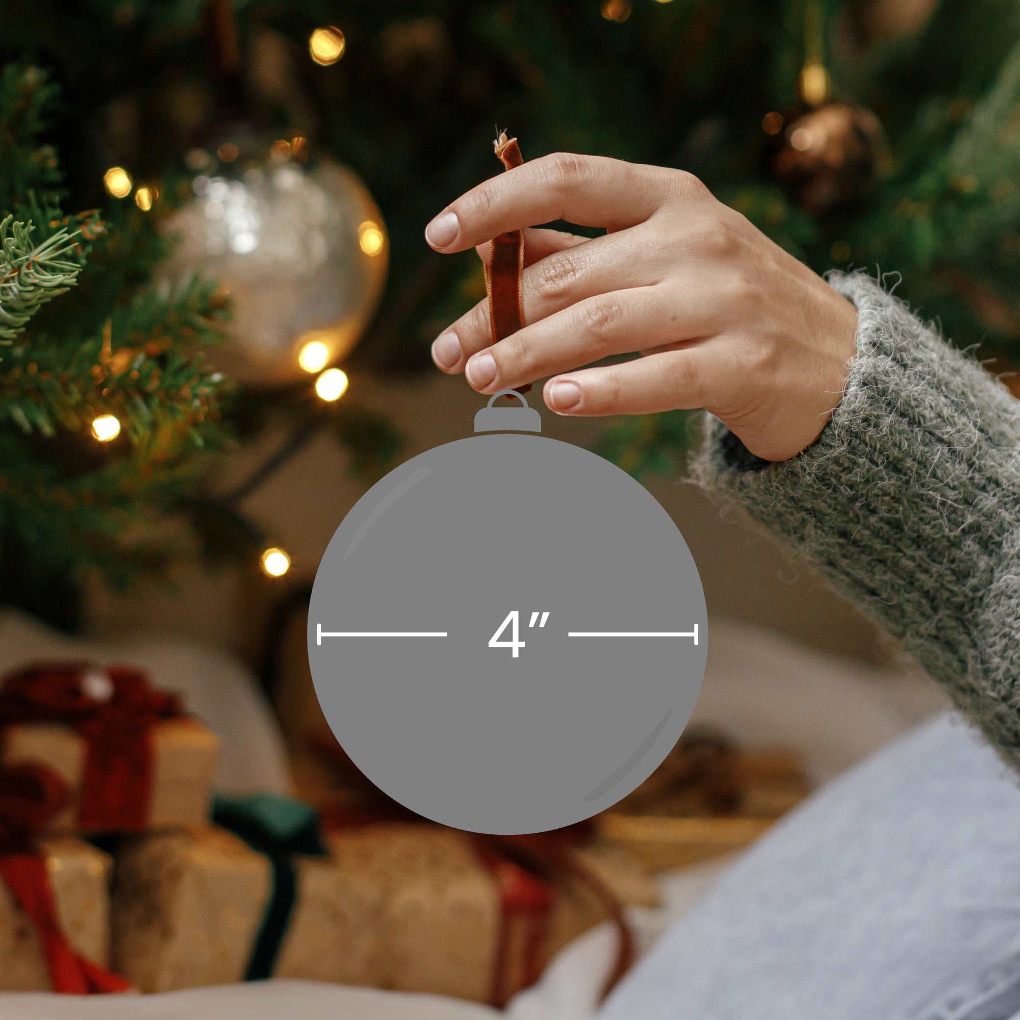 12ct. 4" Winter White Shatterproof Matte Christmas Ball Ornaments