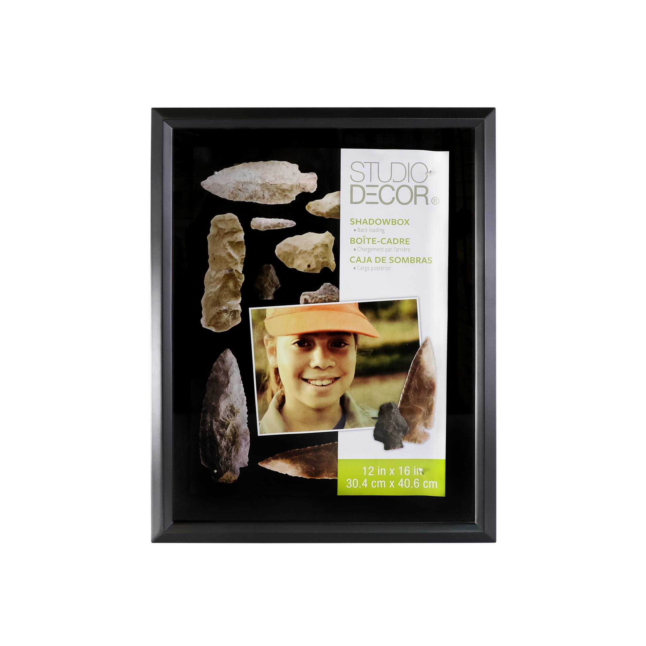6 Pack: Black Shadow Box by Studio Décor