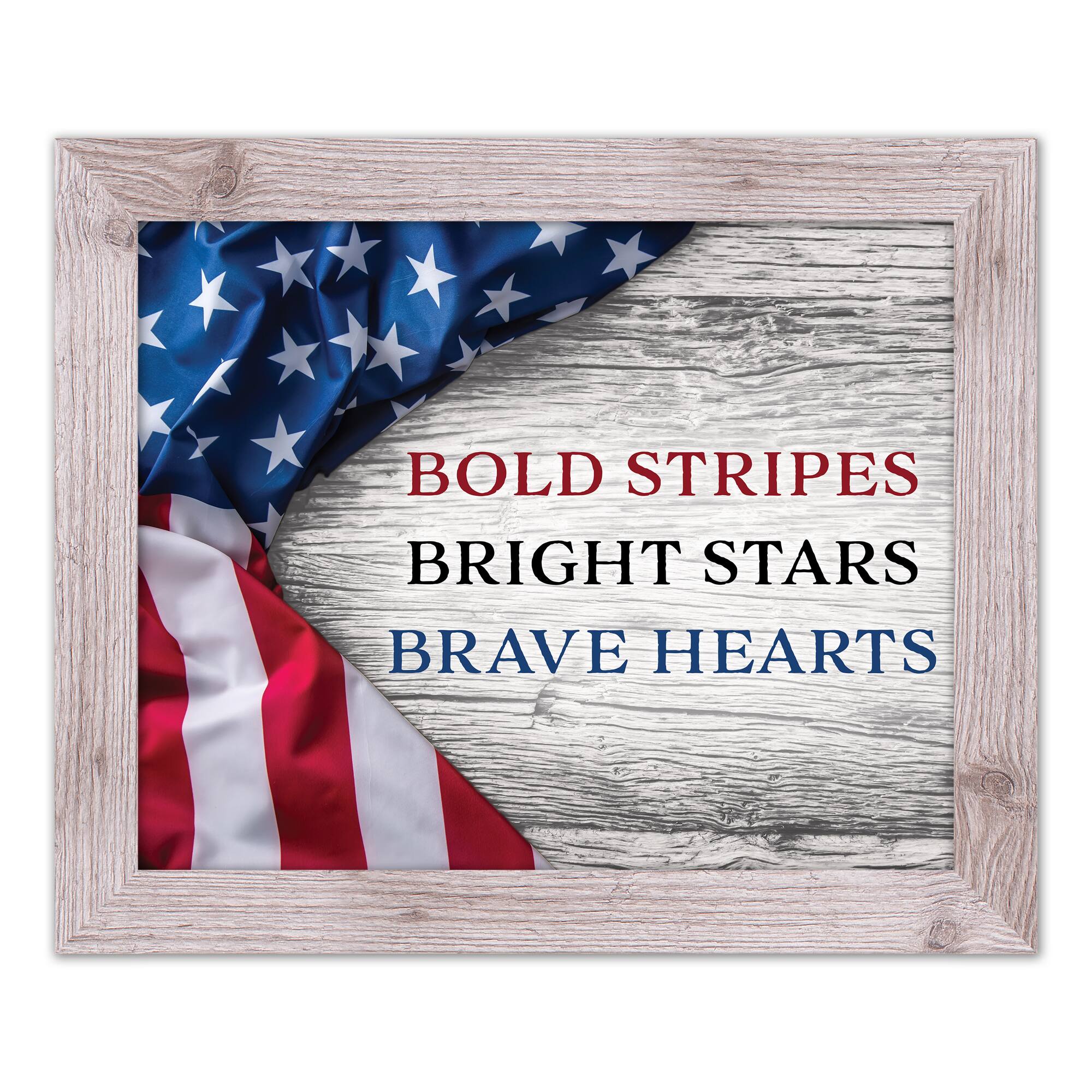 Bold Bright Brave Western Framed Print