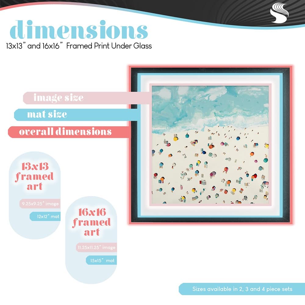 Stupell Industries 13" x 13" Chick with Sticks Skiing Framed Print Under Glass Wall Art