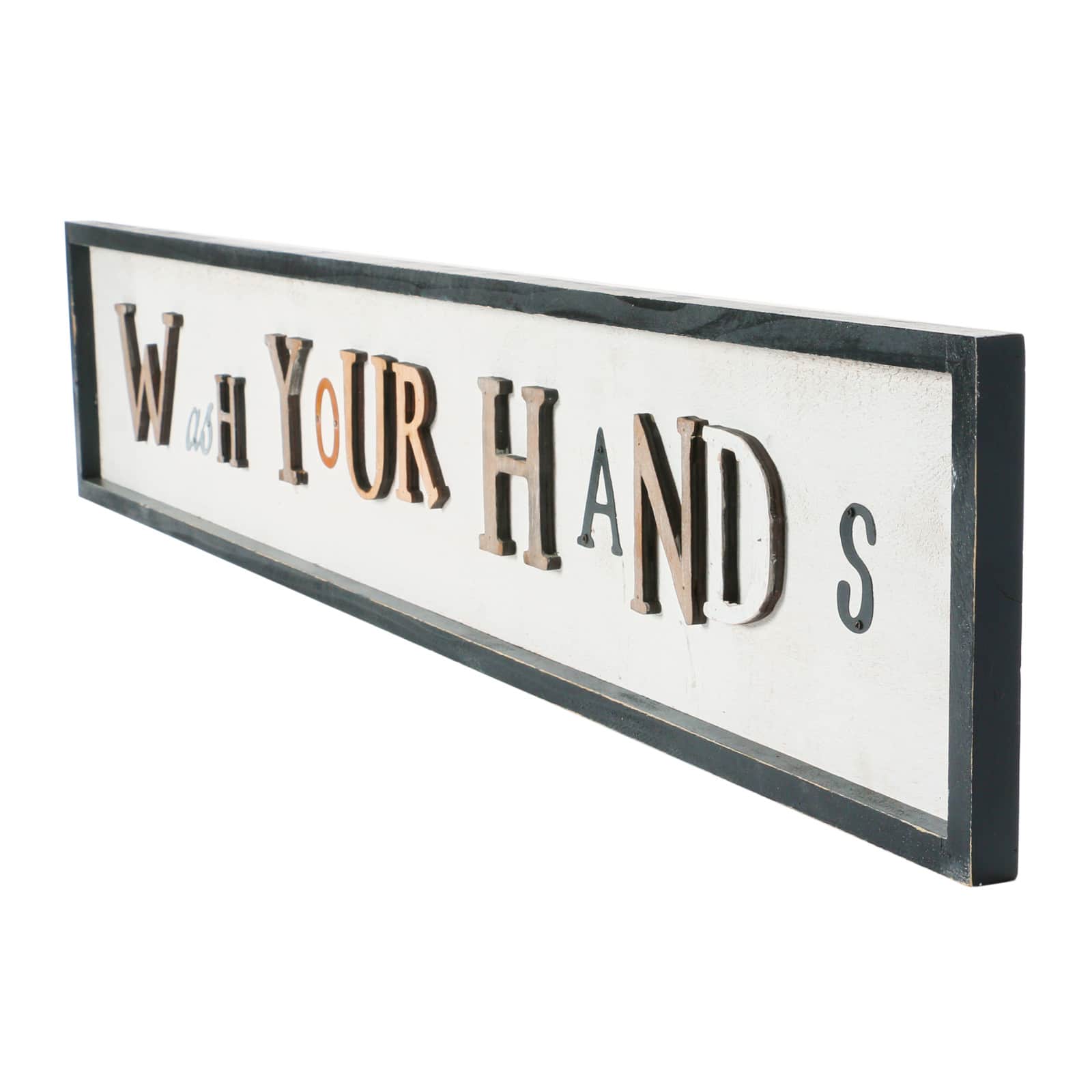 Hello Honey® "Wash Your Hands" Framed Wall Sign