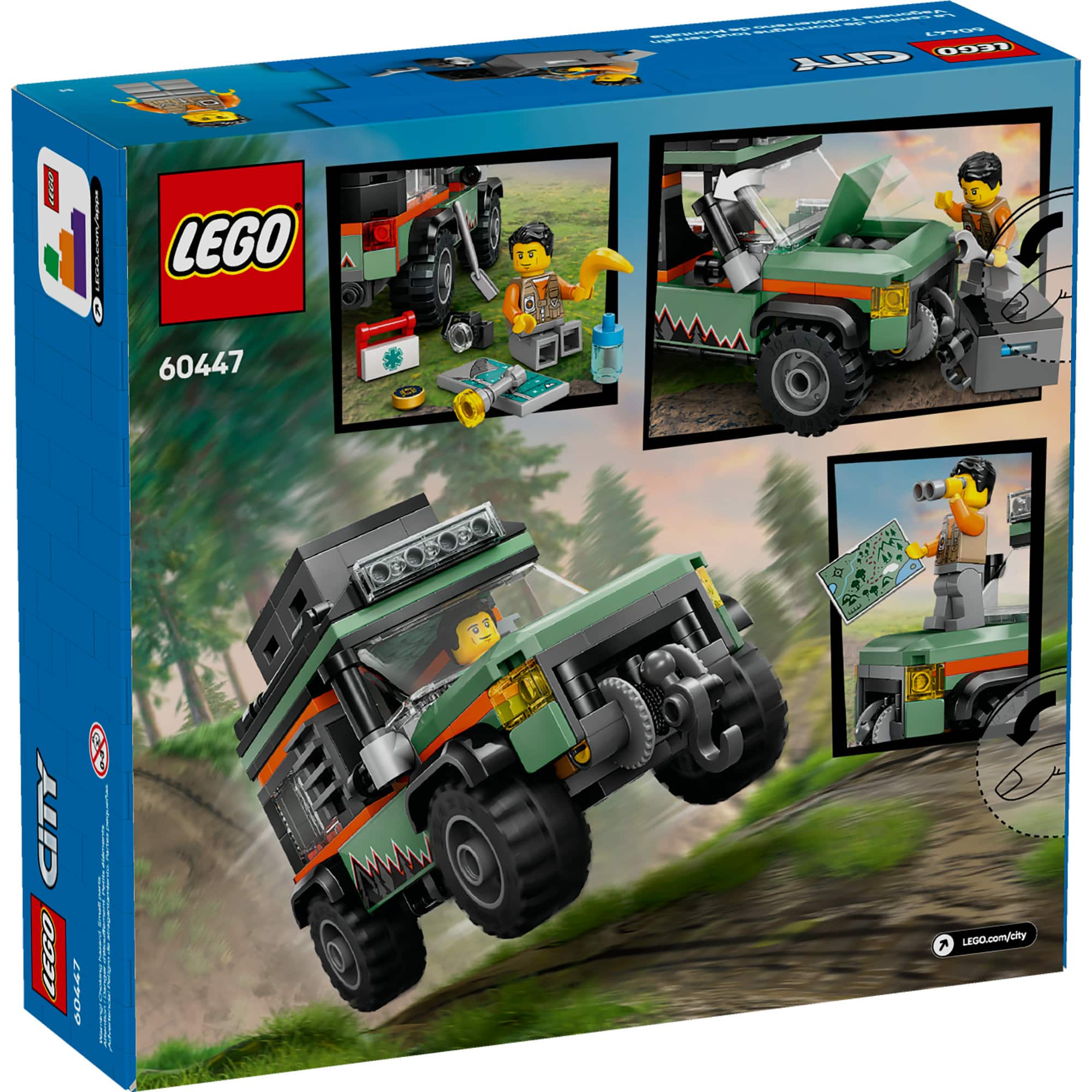 LEGO® City Off-Road 4x4 Mountain Truck Adventure Toy 60447