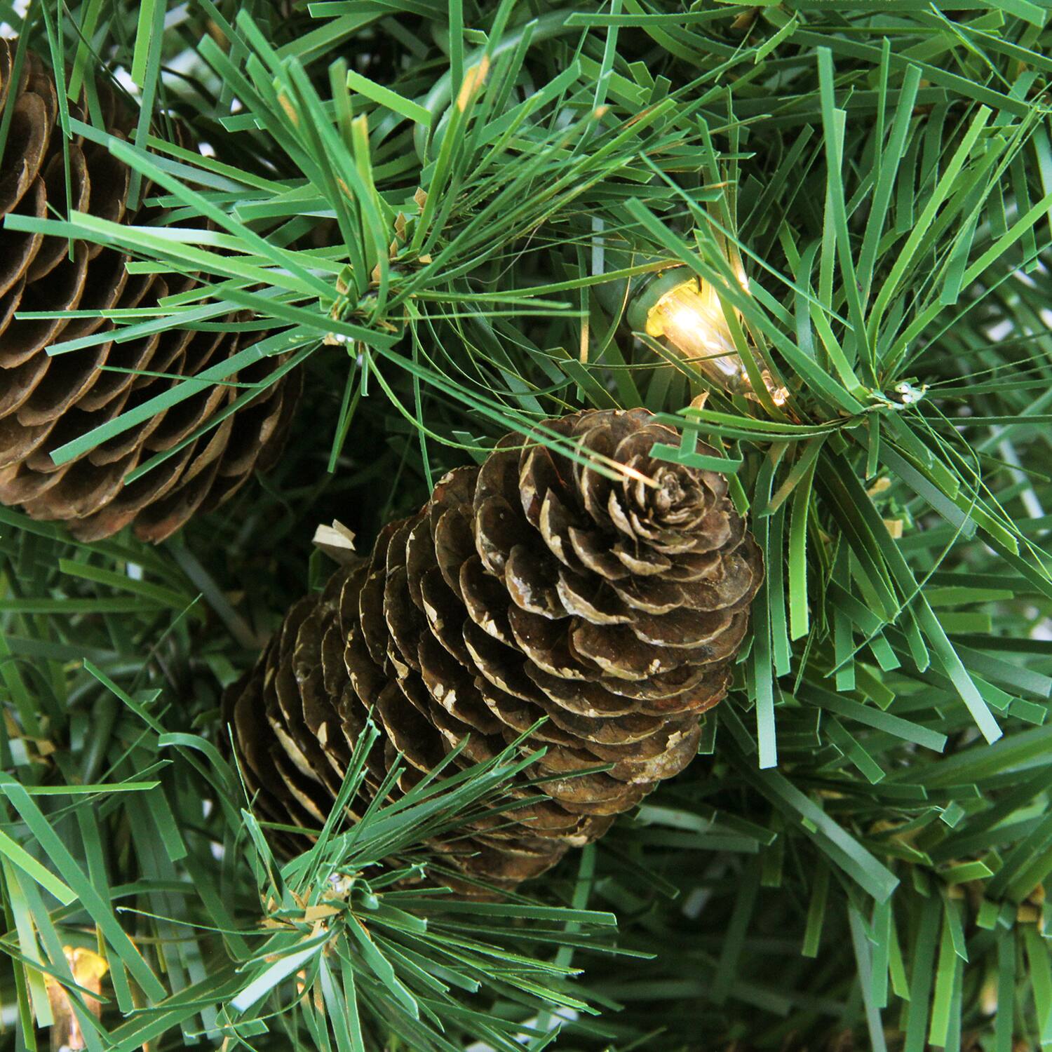 2ft. Pre-Lit Full Dakota Pine Artificial Christmas Tree, Clear Dura-Lit® Lights