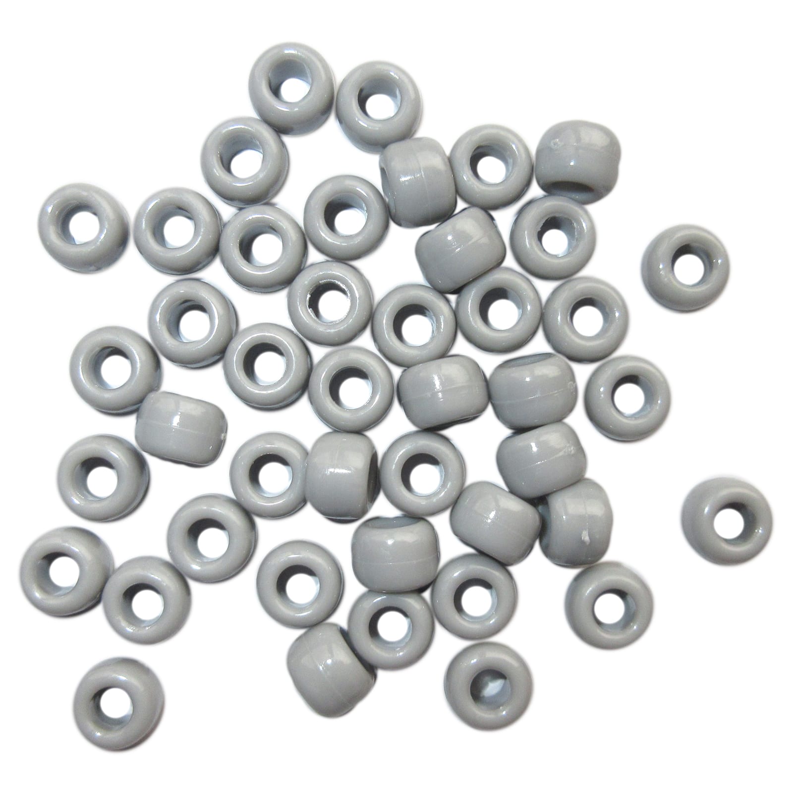 12 Packs: 580 ct. (6,960 total) Opaque Pony Beads By Creatology™, 6mm x 9mm