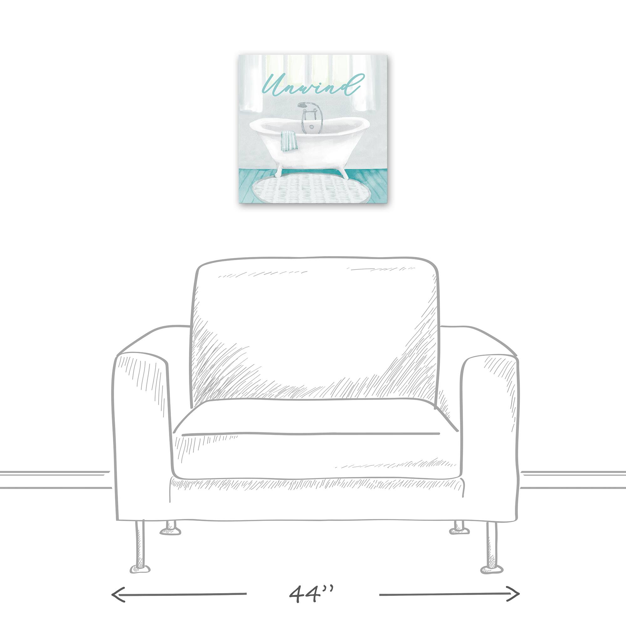 Unwind 16" x 16" Canvas Wall Art