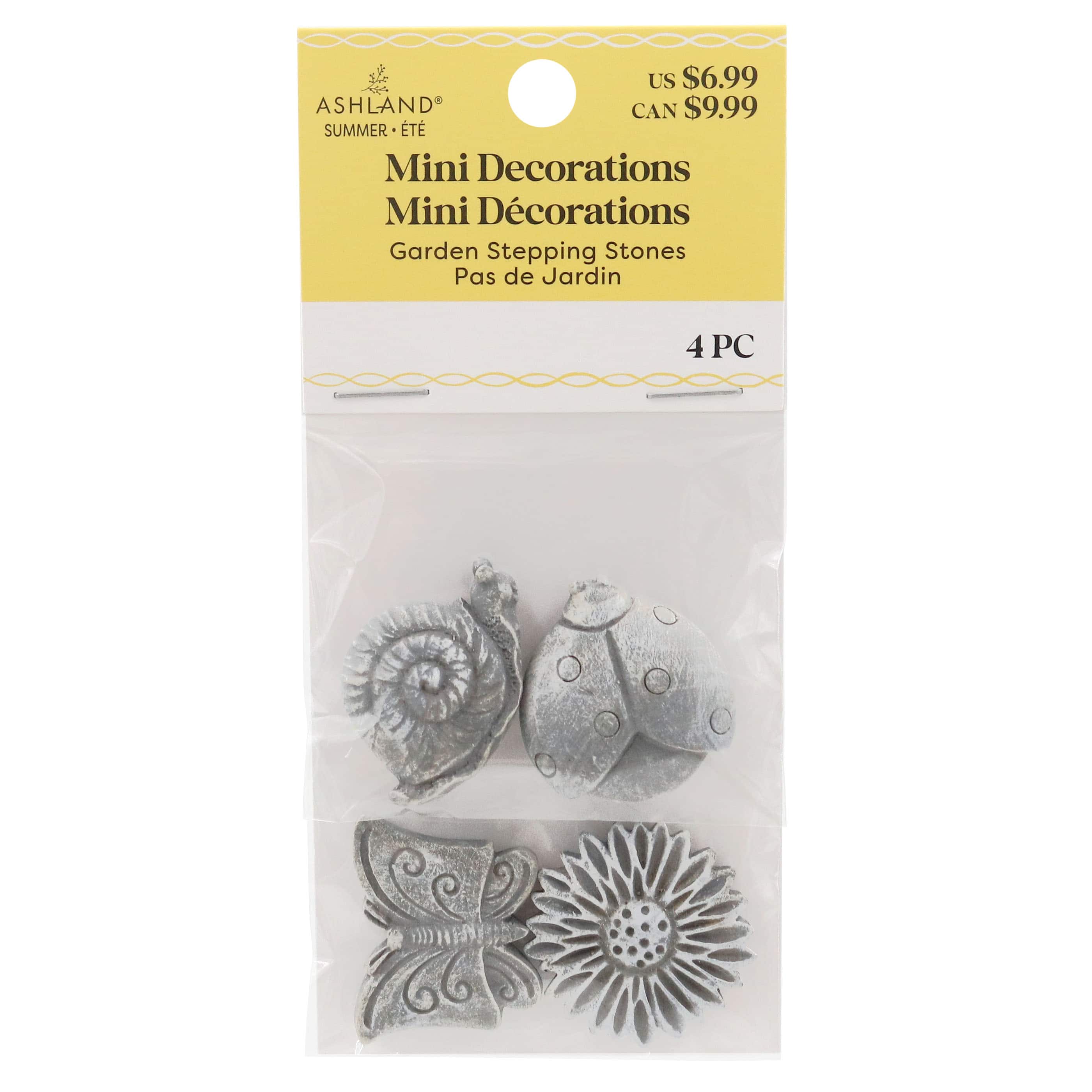 Mini Garden Stepping Stone Decoration Set by Ashland®
