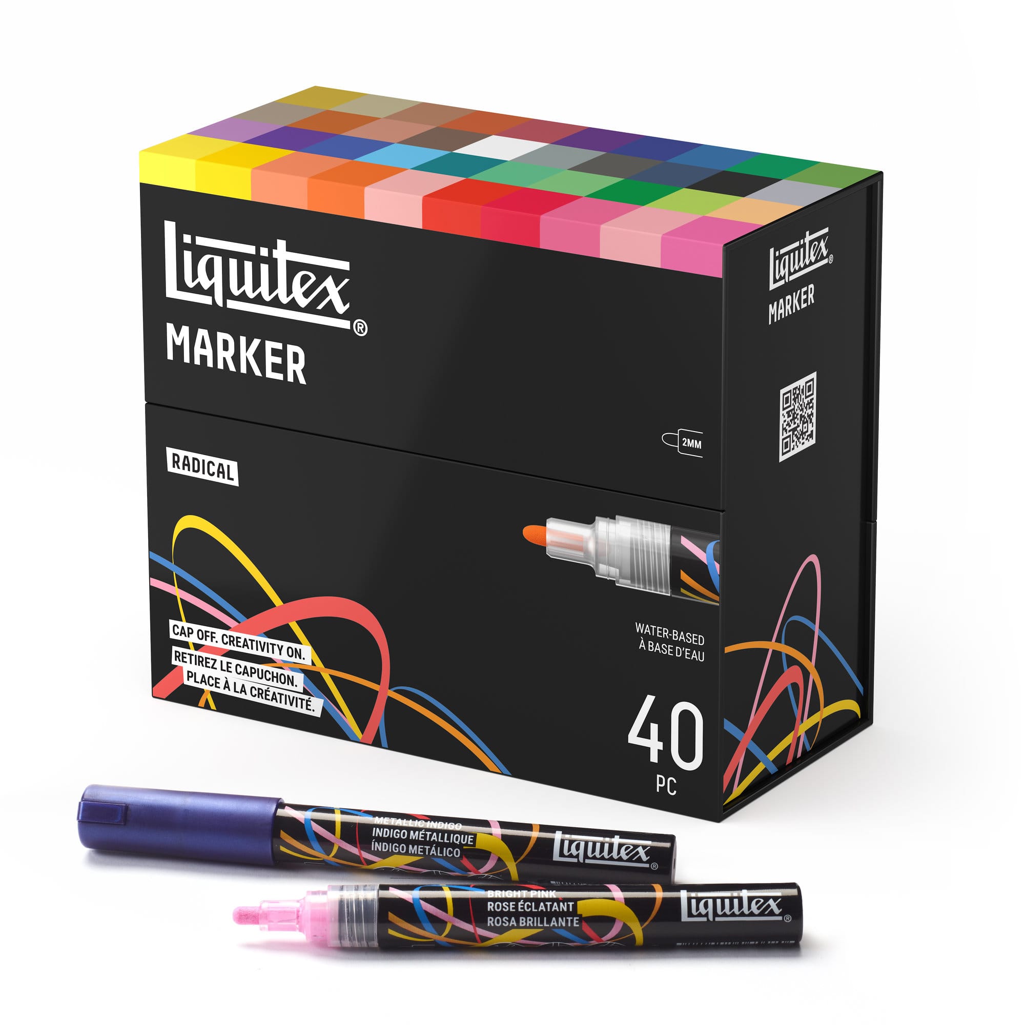 Liquitex® 2mm Radical 40 Color Marker Set