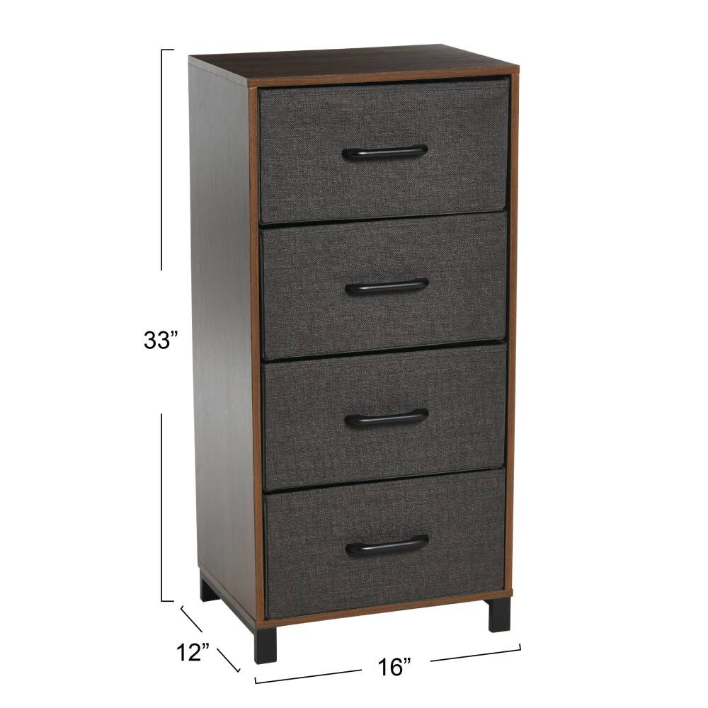 Household Essentials 33" 4-Drawer Dresser