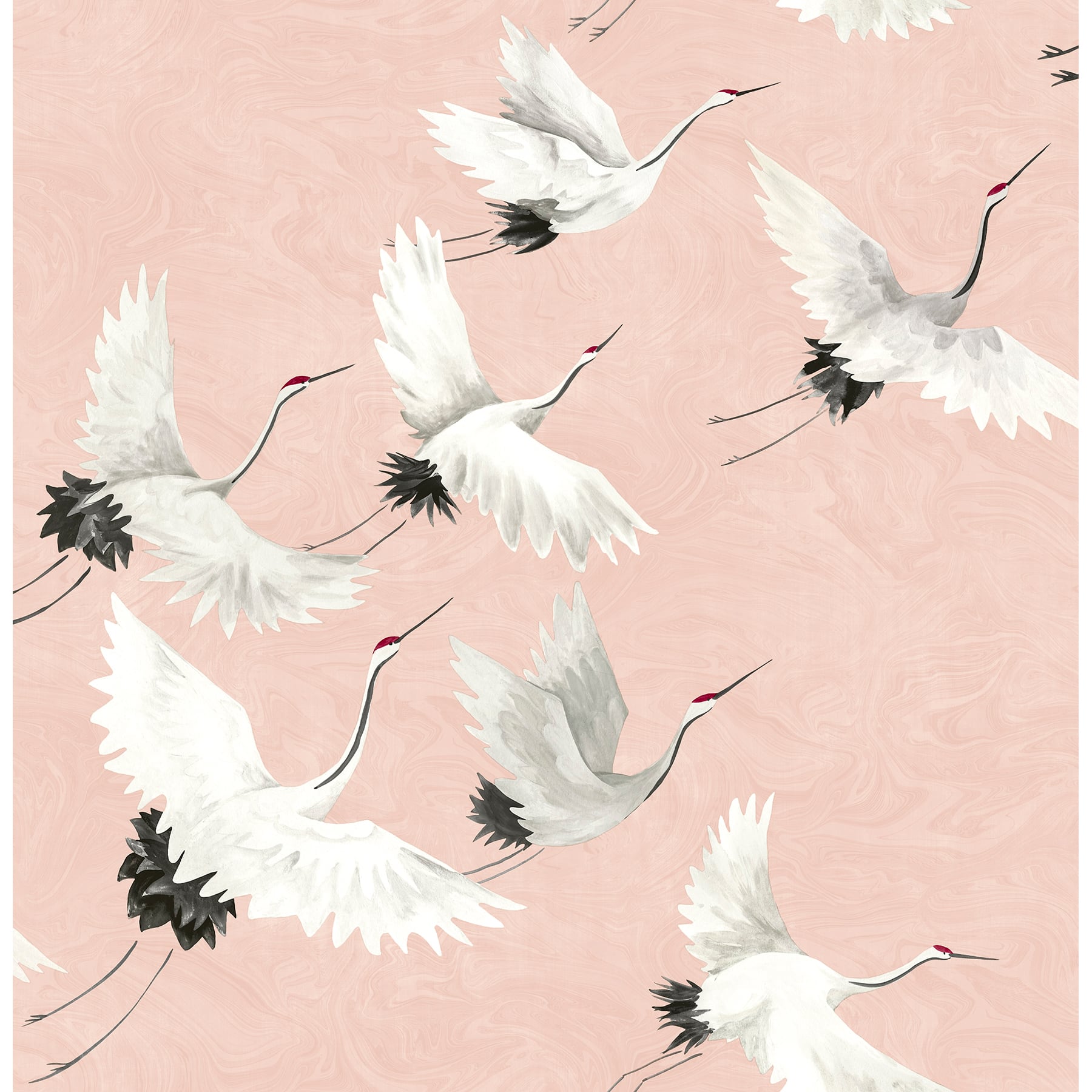NuWallpaper Pink Halcyon Peel & Stick Wallpaper