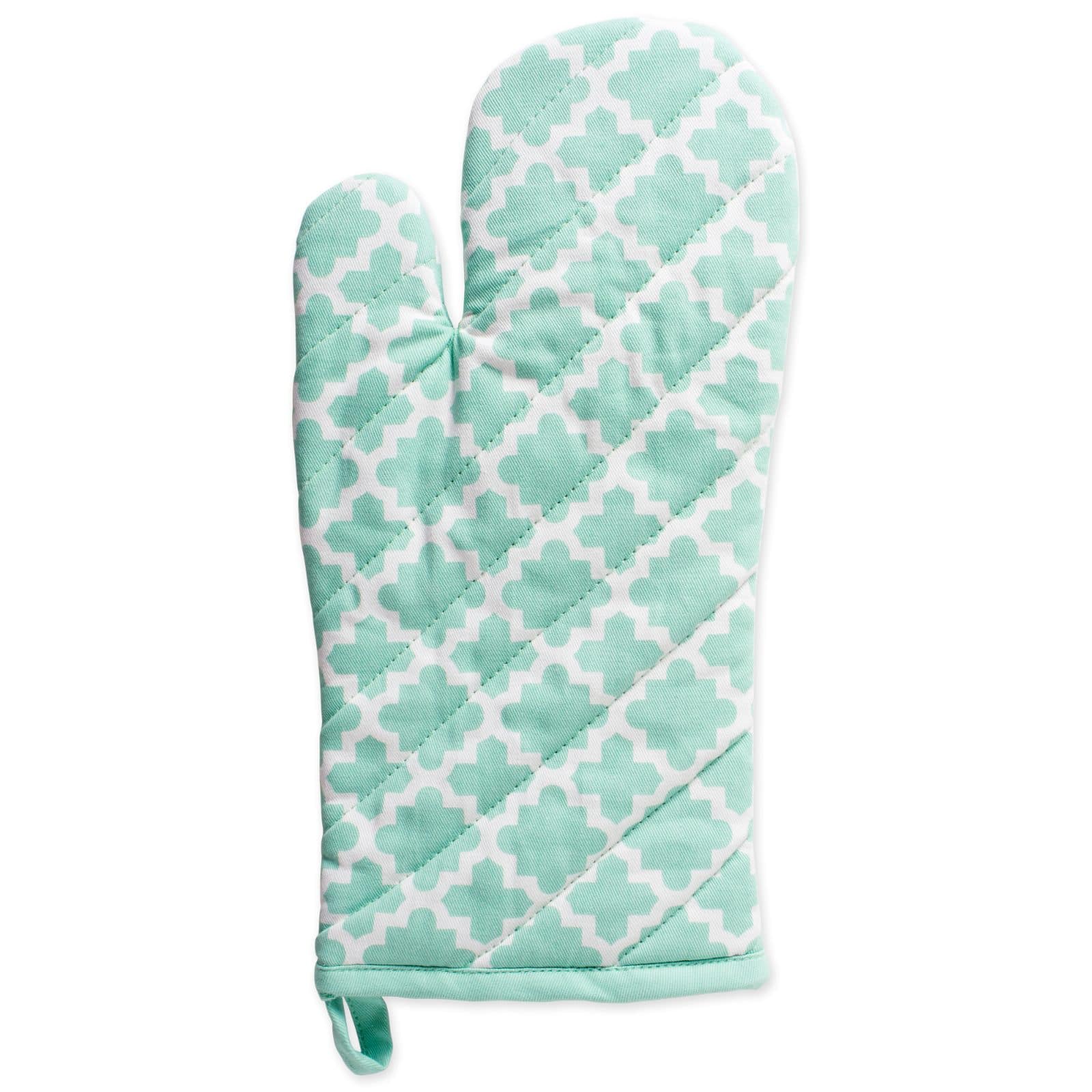 DII® Aqua Lattice Oven Mitt Set, 2ct.