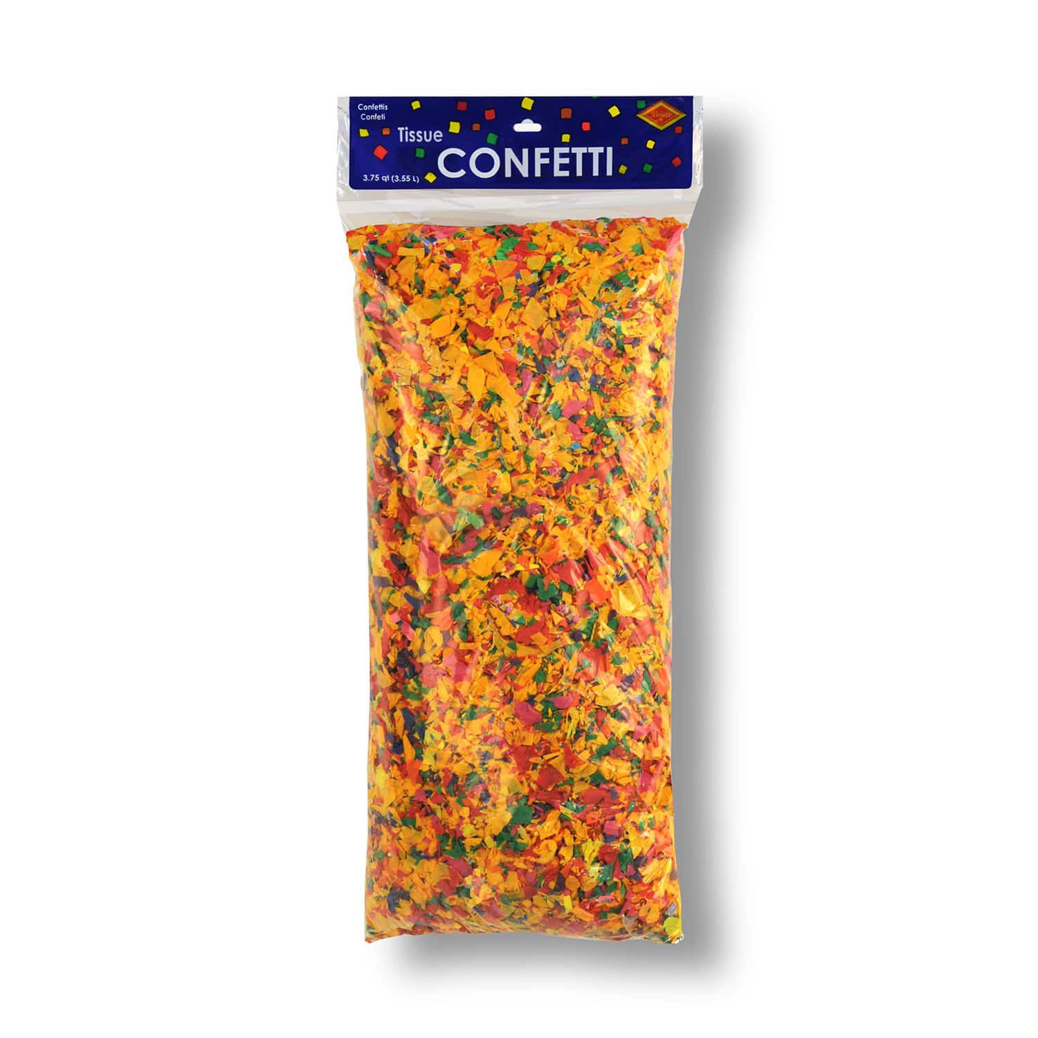 Beistle 3.75qt. Multicolor Tissue Confetti, 2ct.