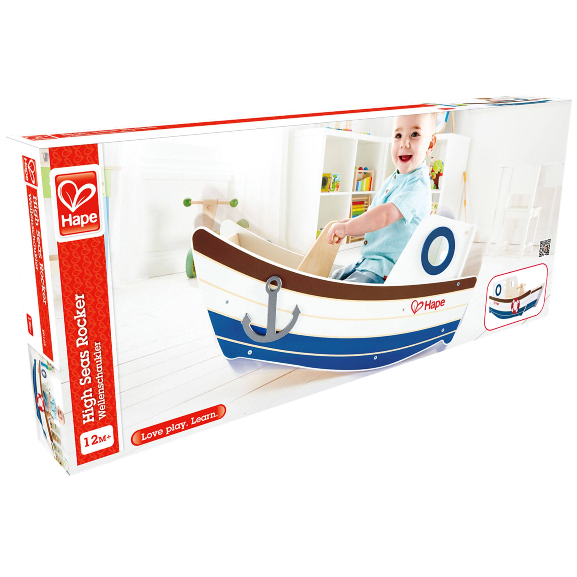 Hape High Seas Wooden Toddler Rocking Ride-On