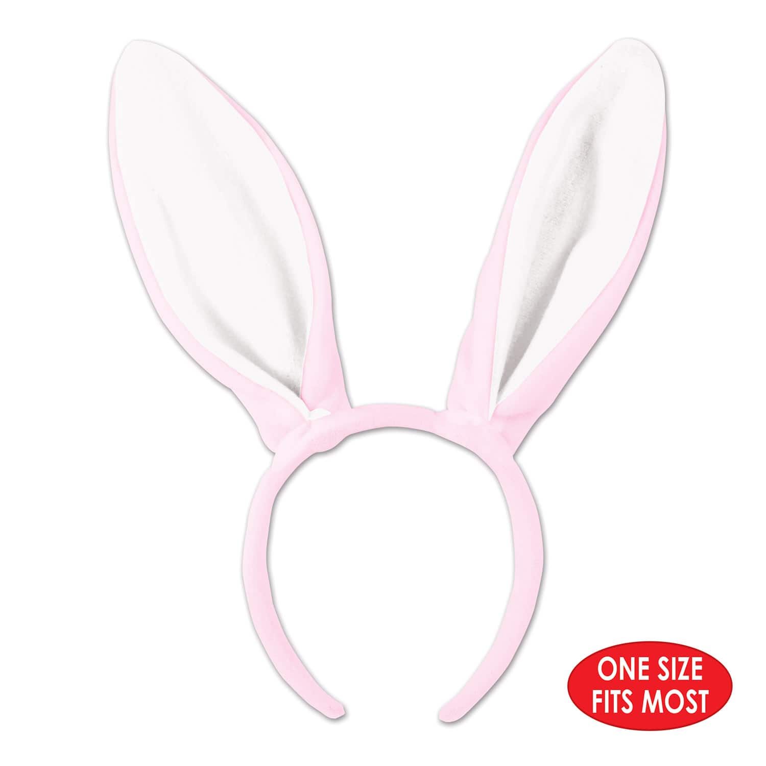 Beistle Adult Pink Soft-Touch Bunny Ears, 3ct.