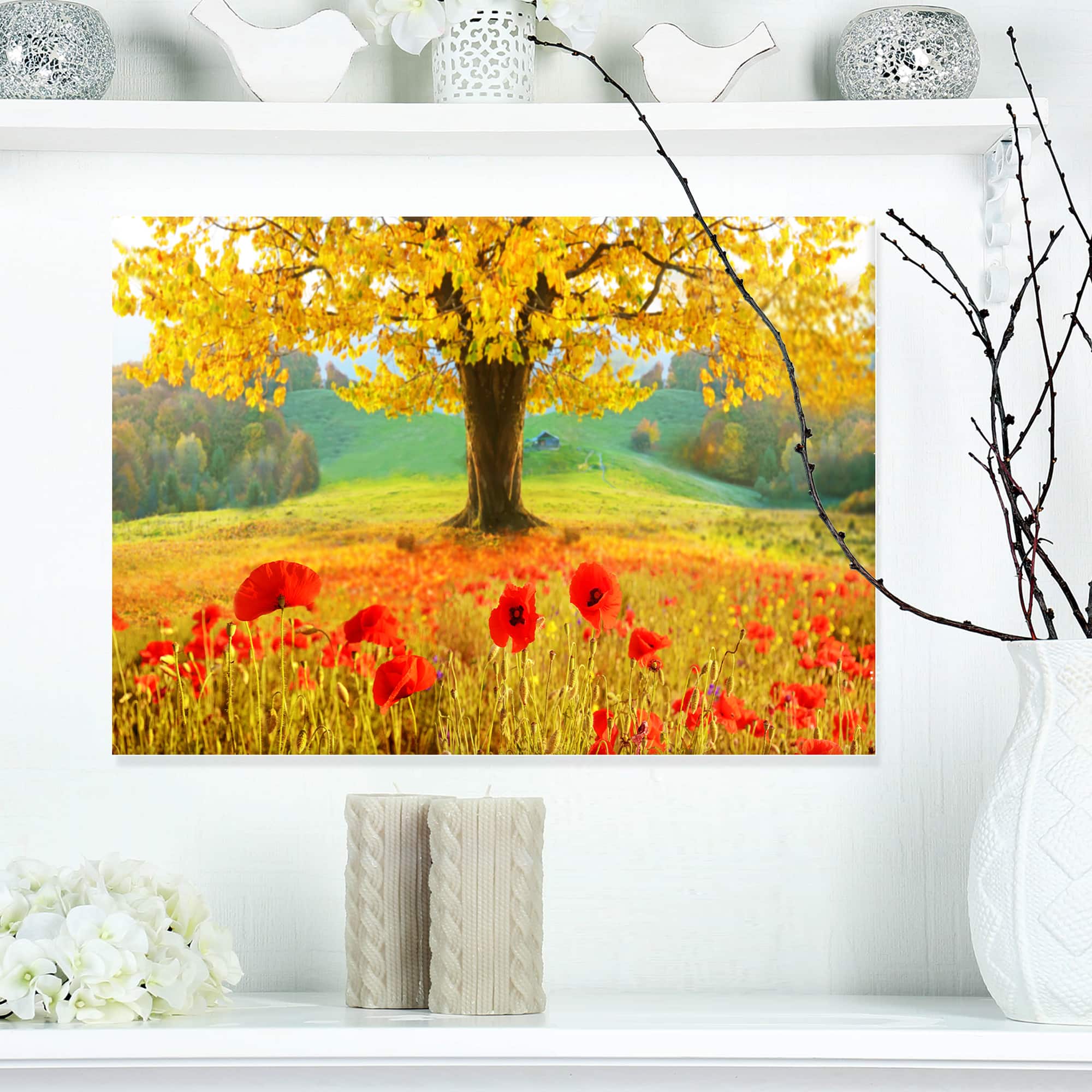 Designart - Beautiful Autumn Yellow Tree
