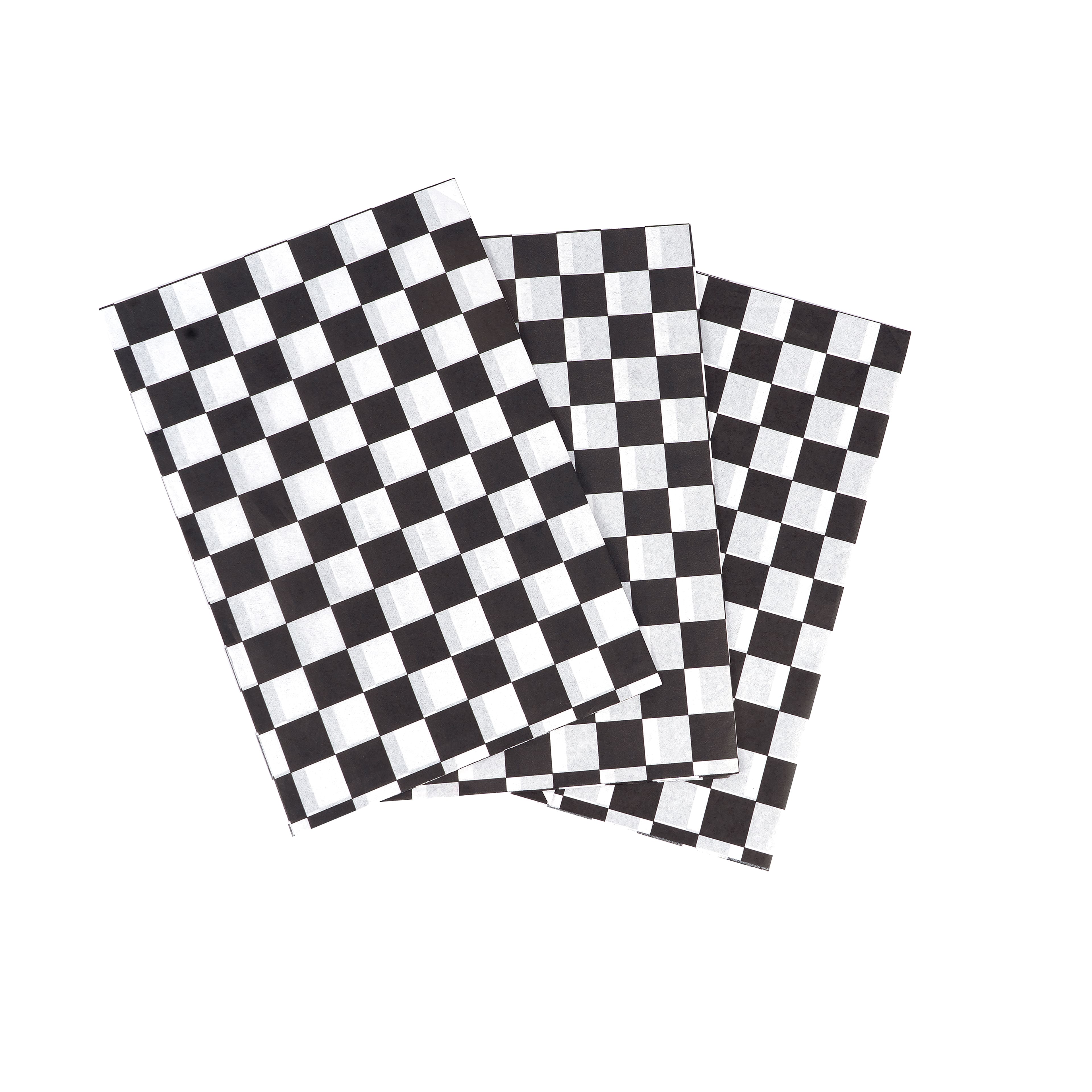 Black & White Checker Tissue Paper Sheets, 12ct. by Celebrate It™
