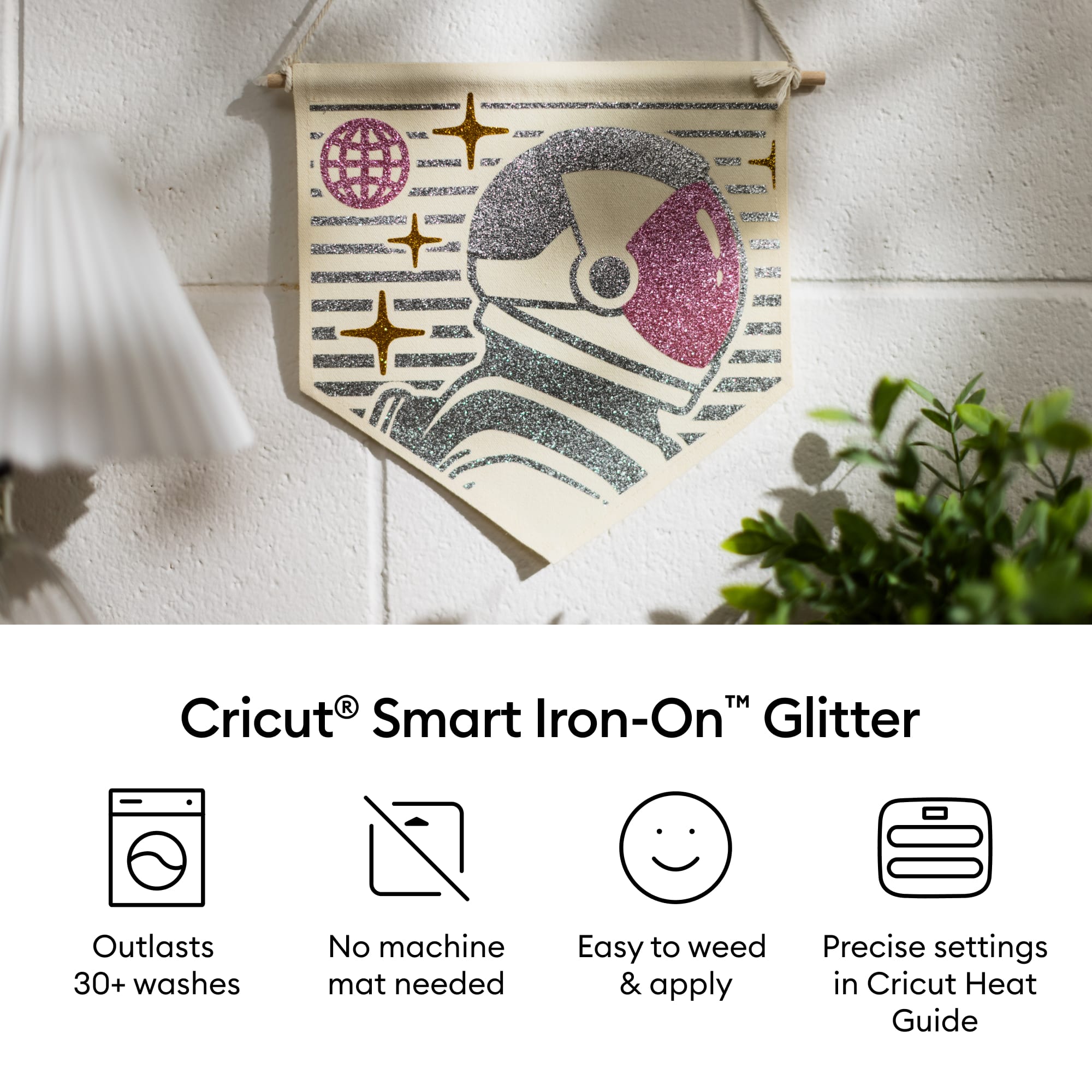 Cricut® Smart Iron-On™ Glitter Frog Prince Sampler, 3 Sheets