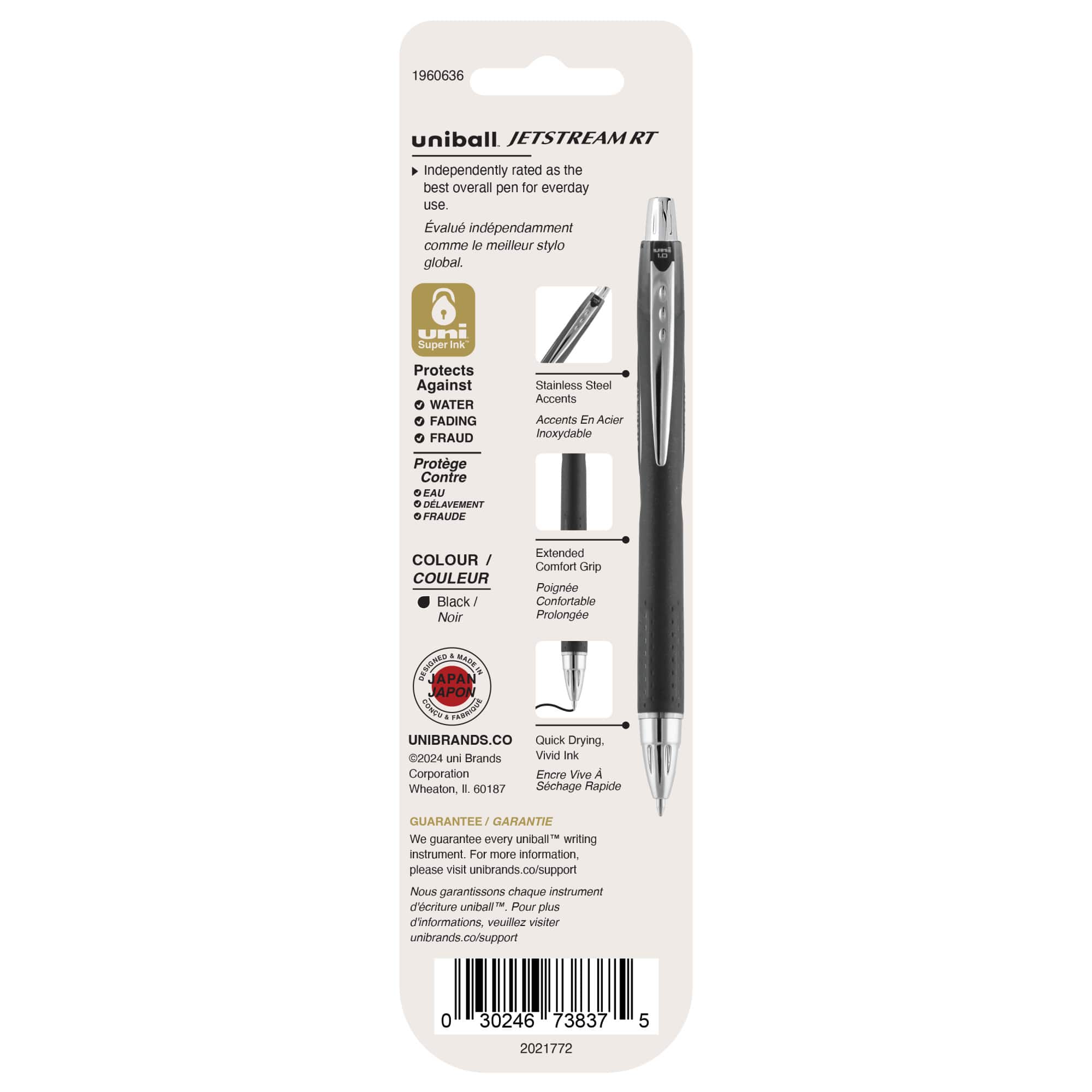 uniball™ Jetstream RT 1.0mm Ballpoint Pens, 2ct.