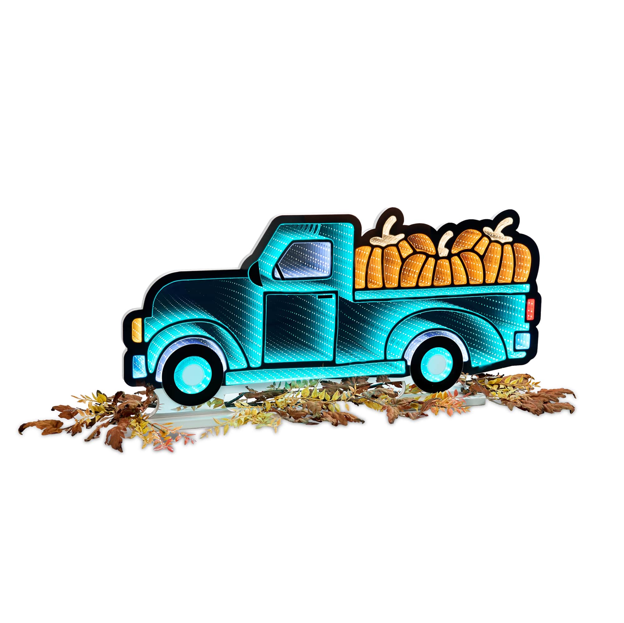 35.5" Pickup Truck with Pumpkins EkkoLight