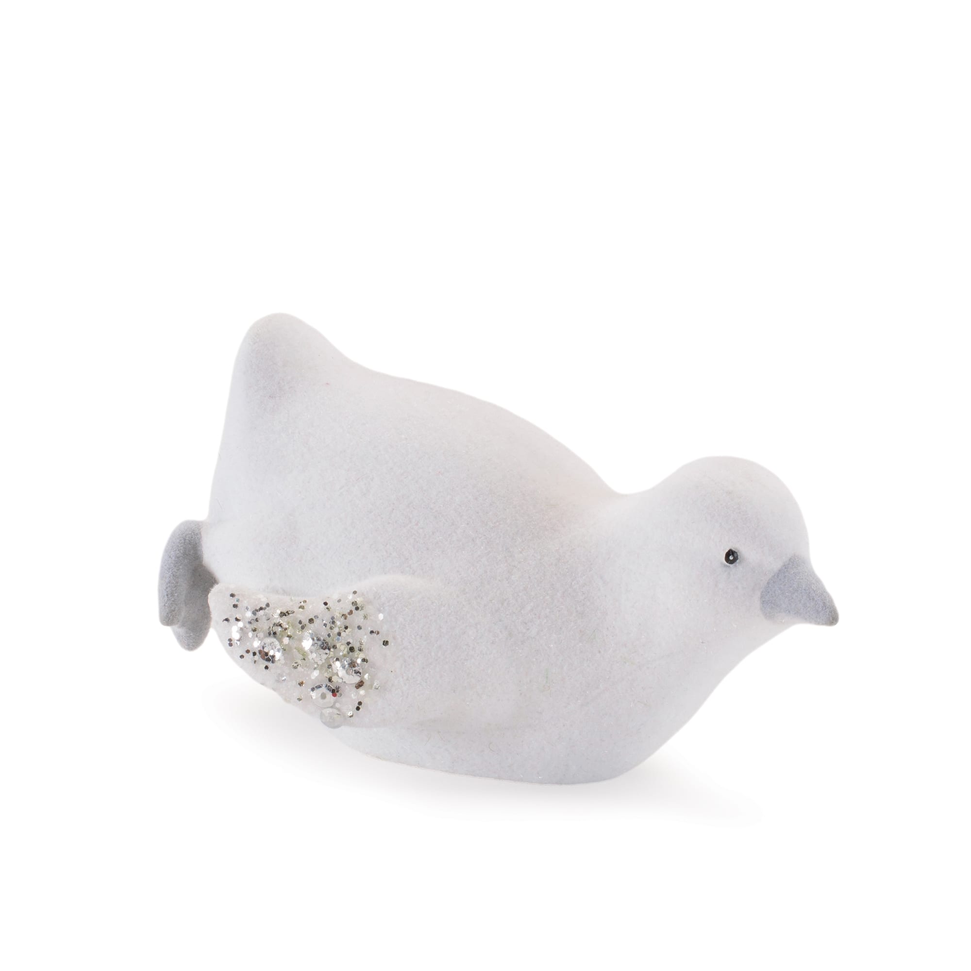 Melrose White Mini Penguin Figurines with Glitter Wings Set