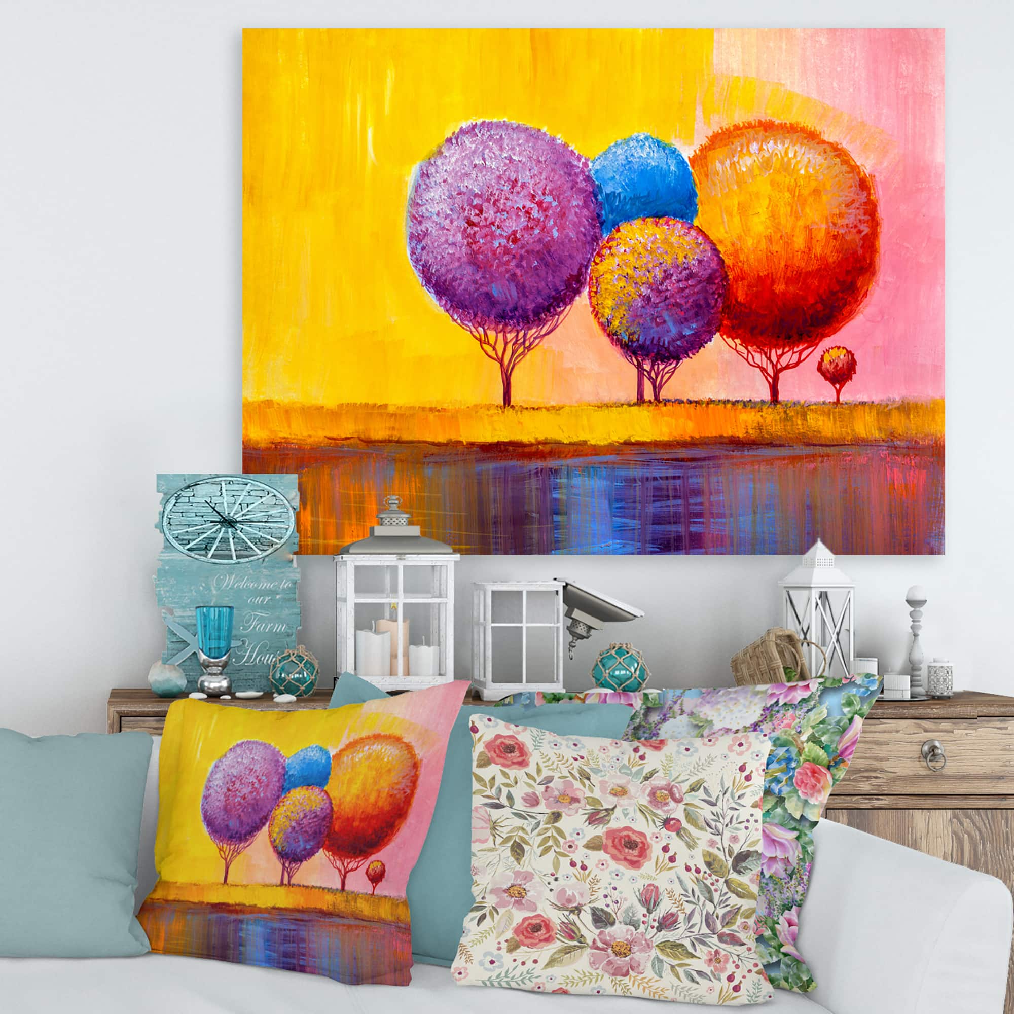 Designart - Autumn Fantasy Trees I