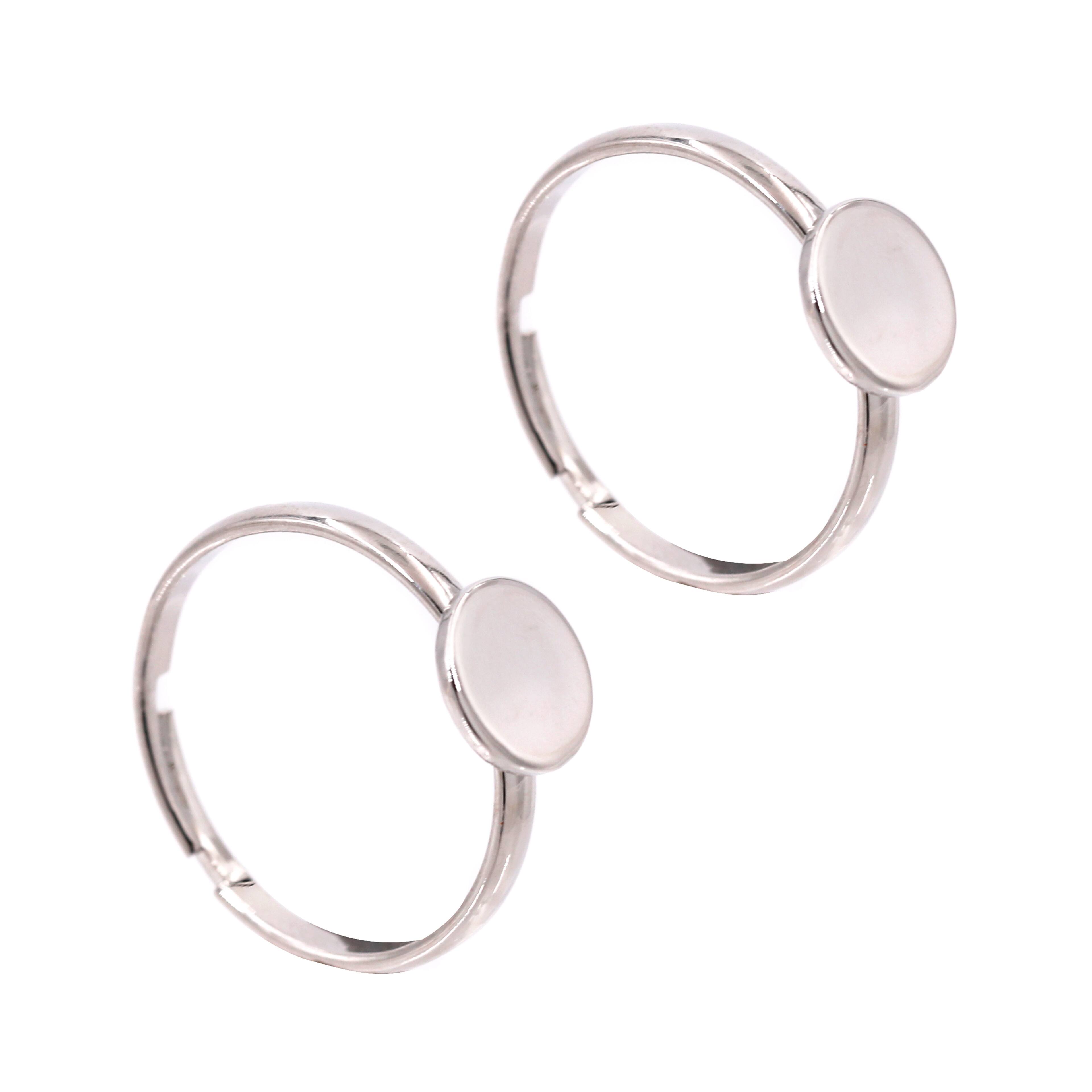 Adjustable Ring Blanks, 4ct. by Bead Landing™