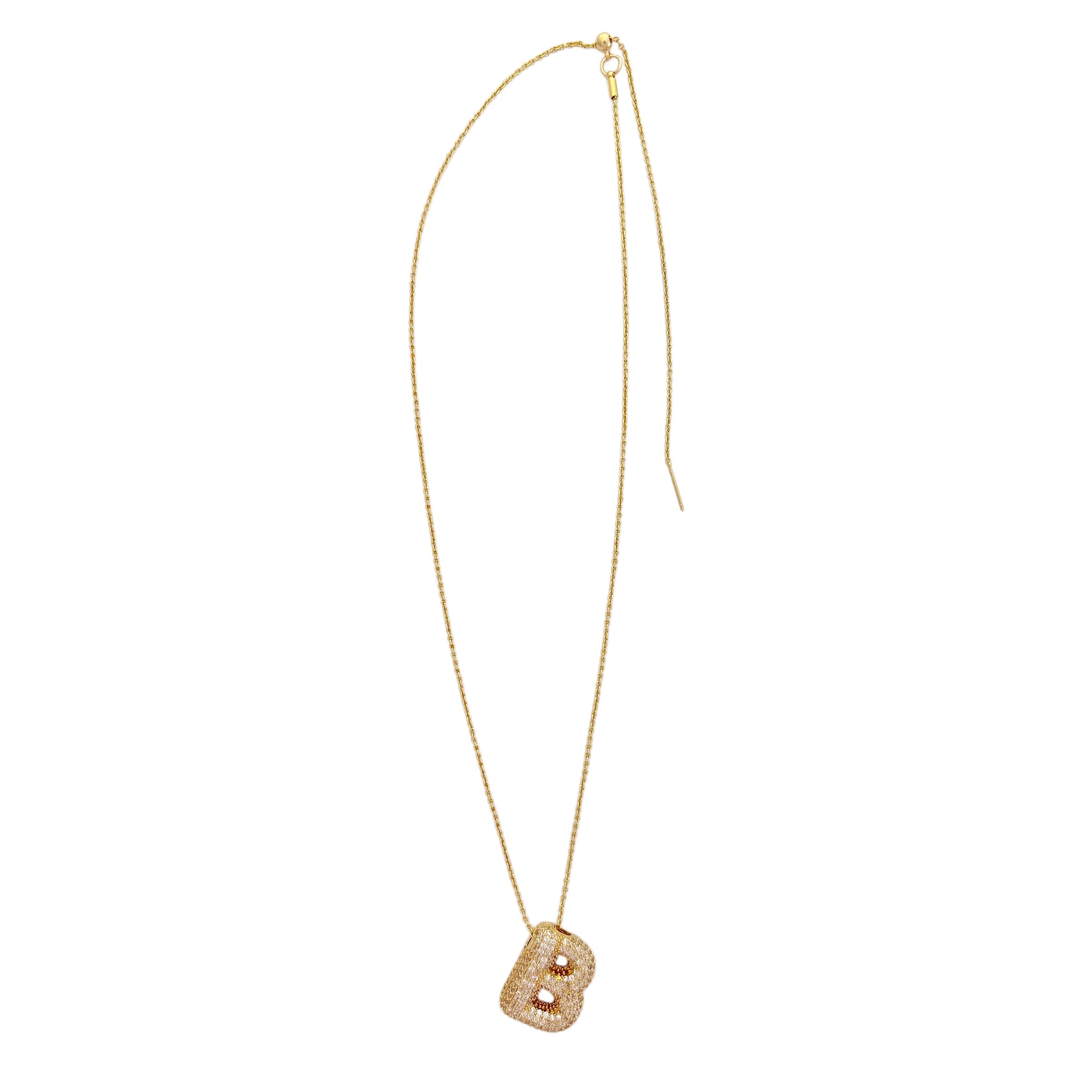 Charmed Bar 21" Gold Ball-Clasp Chain Necklace by Bead Landing™