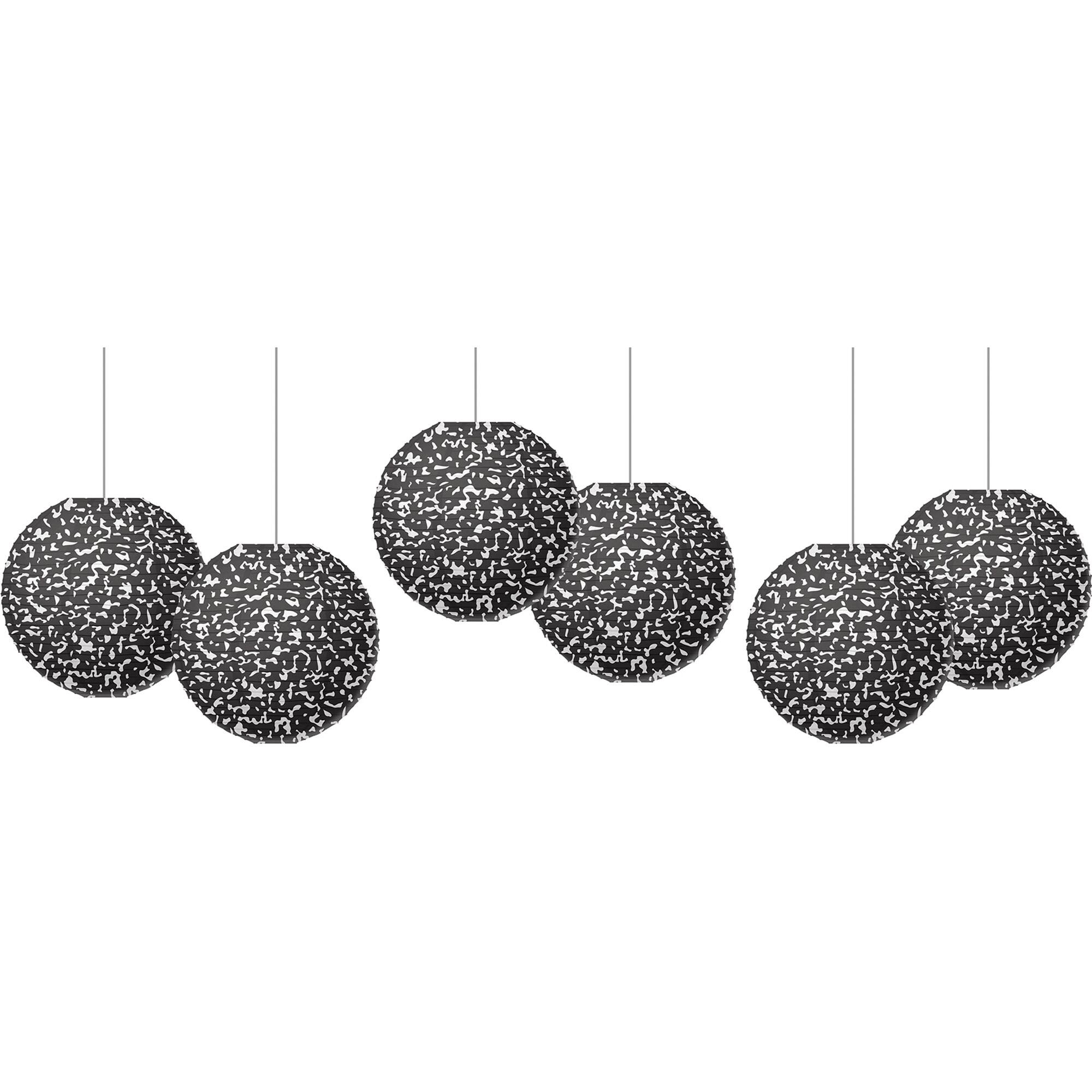 Teacher Created Resources® 8" Composition Pattern Hanging Paper Lanterns, 3 Packs of 6