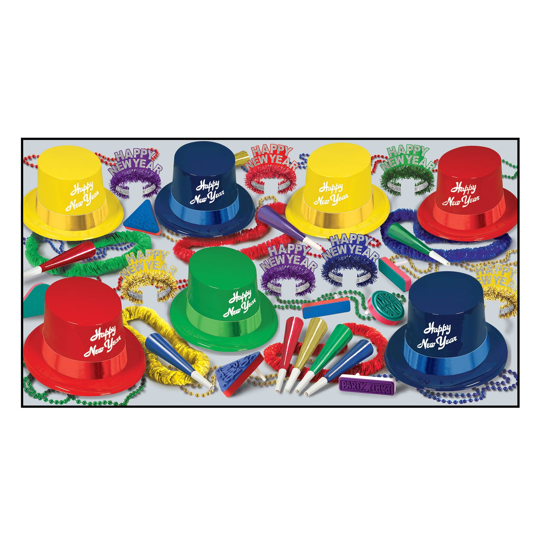 Beistle New Year Legacy Part Favor Kit for 50