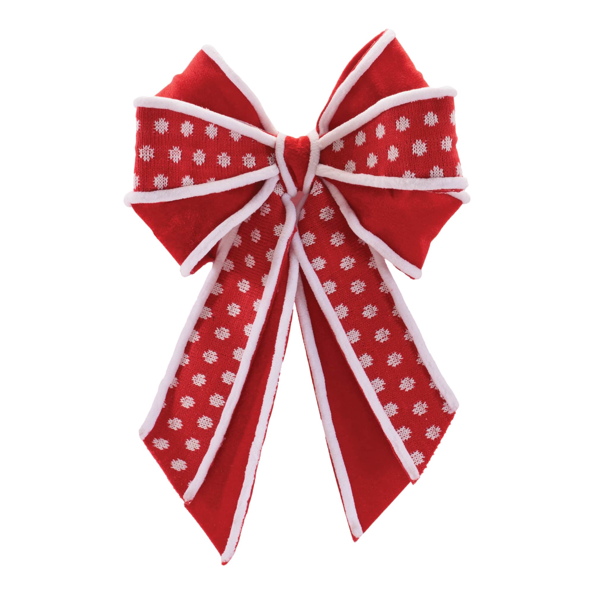 Melrose 18.5" Polka Dot Bows, 2ct.