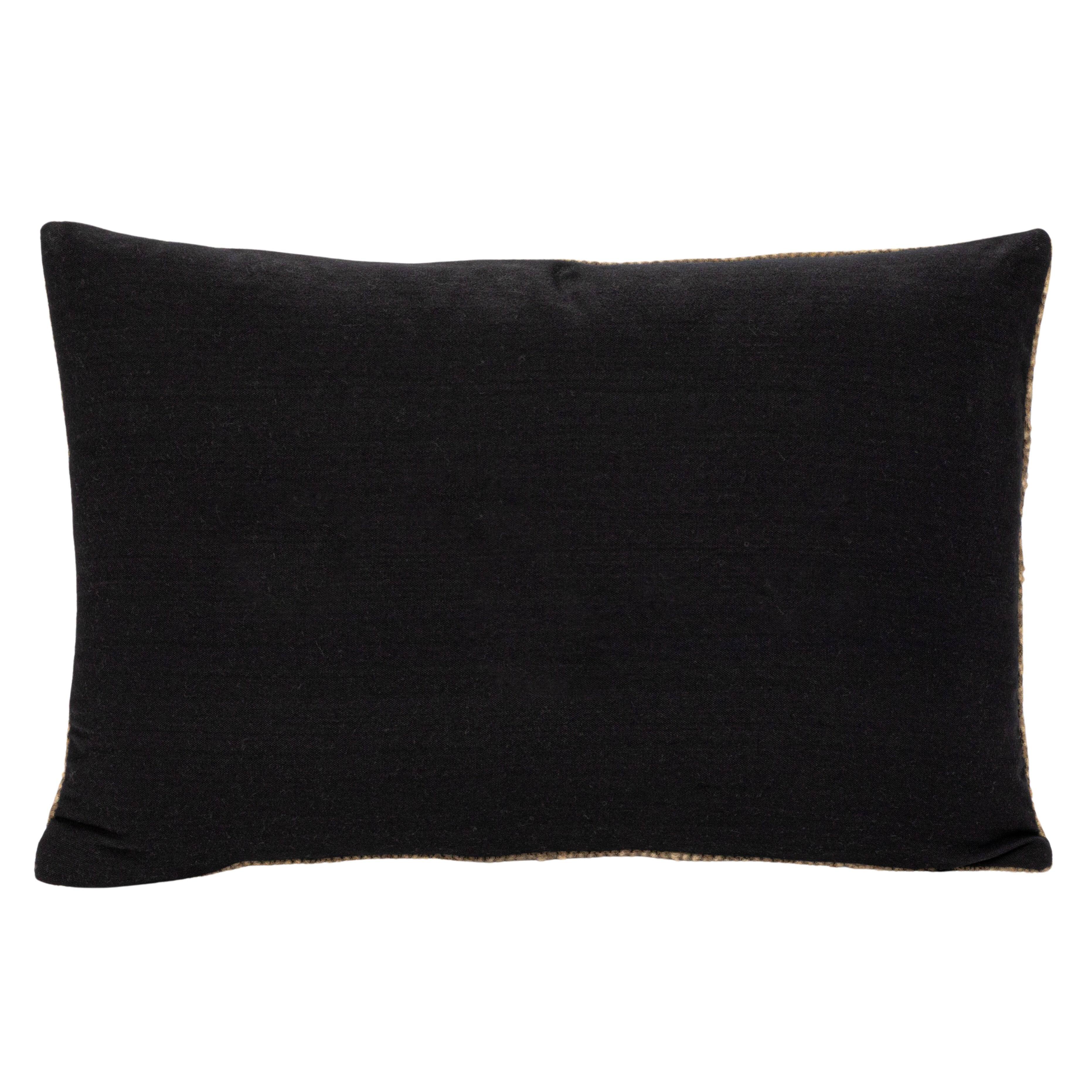 Hello Honey® 24" x 16" Brown & Tan Botanical Woven Indoor & Outdoor Lumbar Pillow