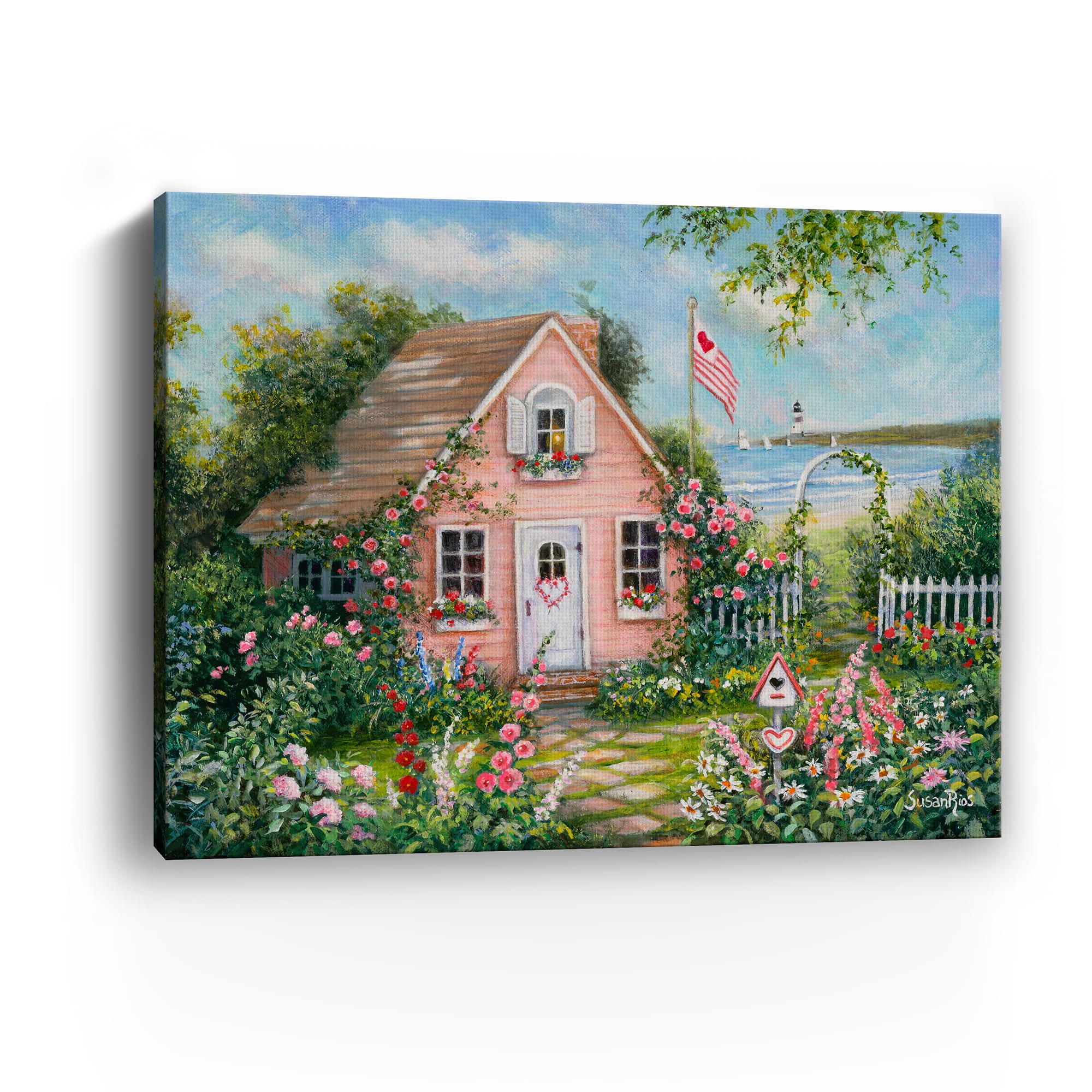 California Valentine Canvas Giclée Art