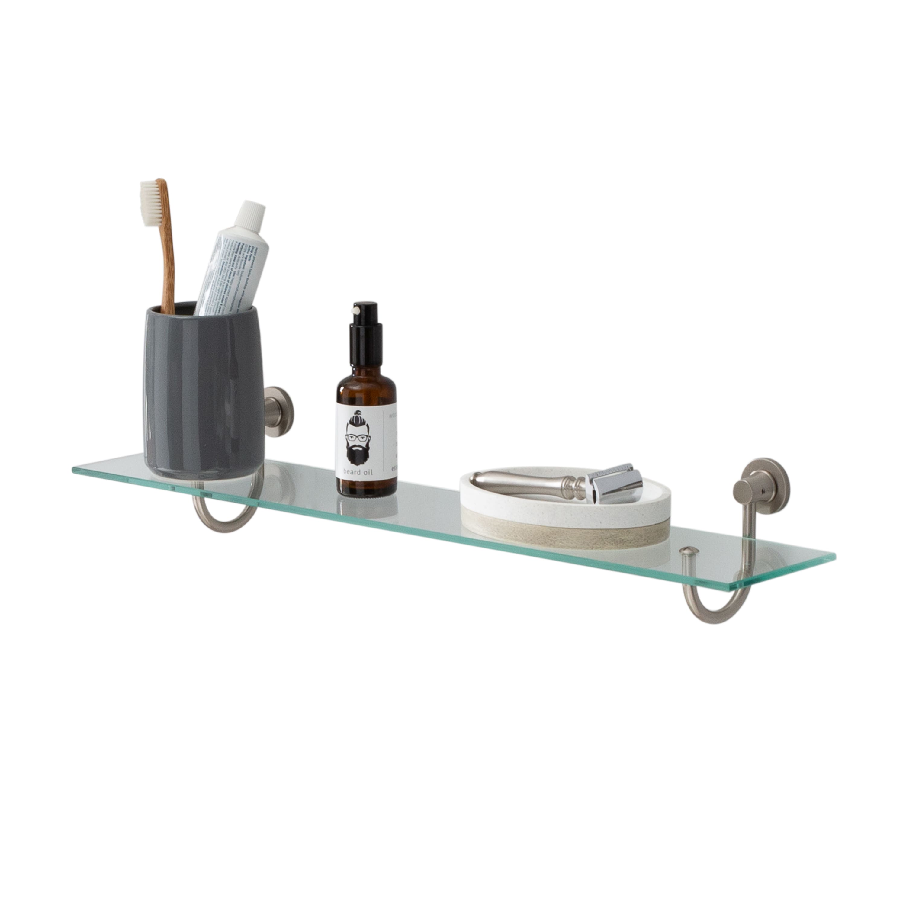 Organize It All Hanging Glass Shelf